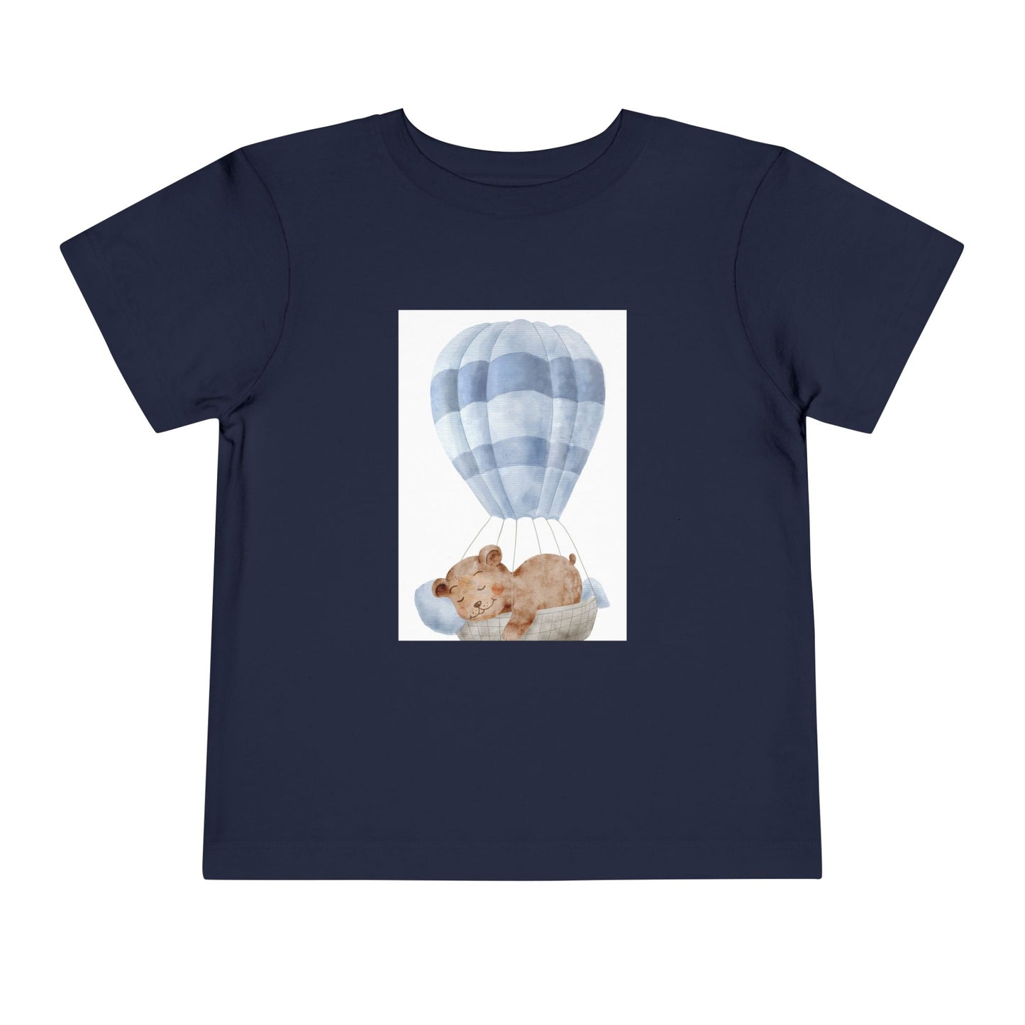 Cute Toddler Tee with Hot Air Balloon and Bear Design - Perfect for Playtime and Special Occasions