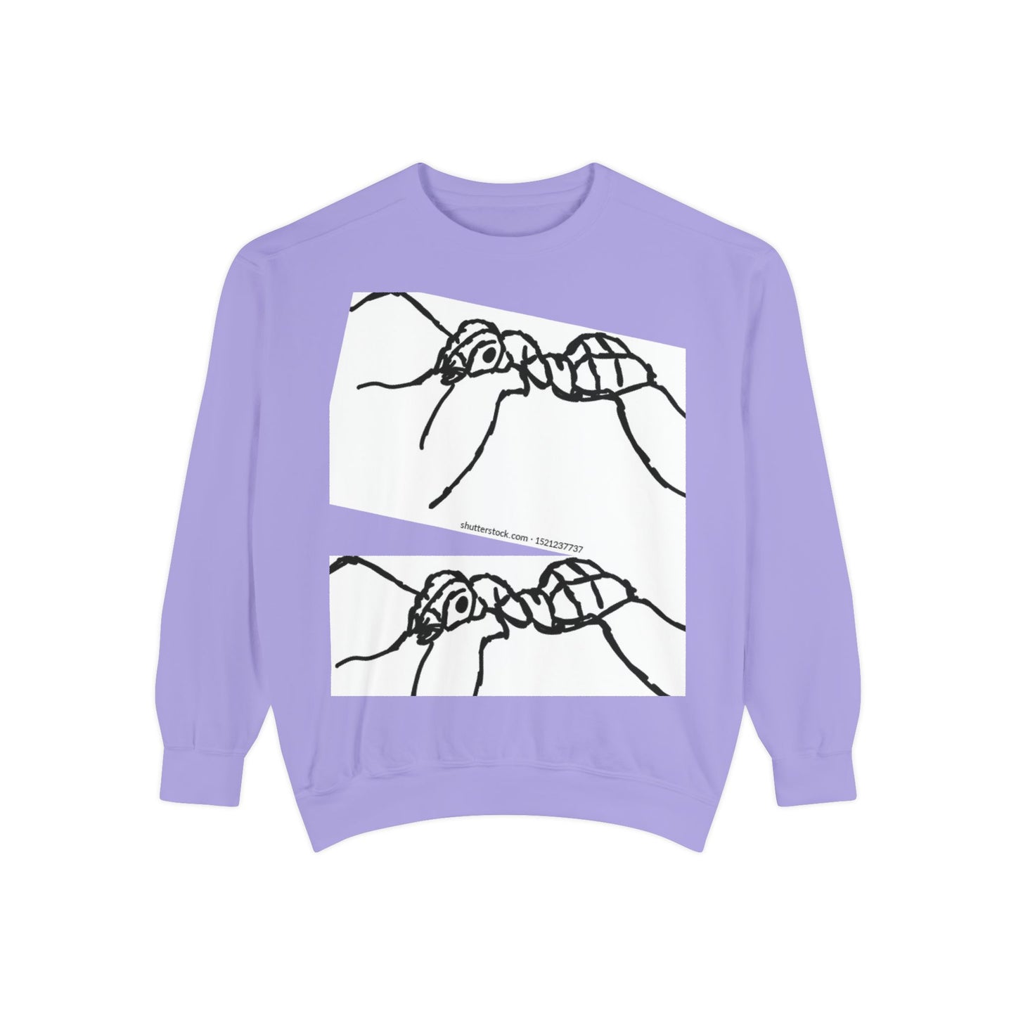 Ant-Inspired Unisex Garment-Dyed Sweatshirt - Unique Nature Lover Gift
