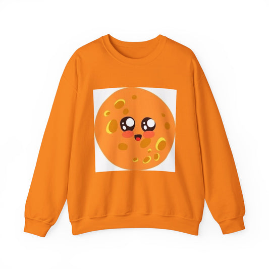 Cute Cartoon Moon Unisex Sweatshirt - Heavy Blend Crewneck