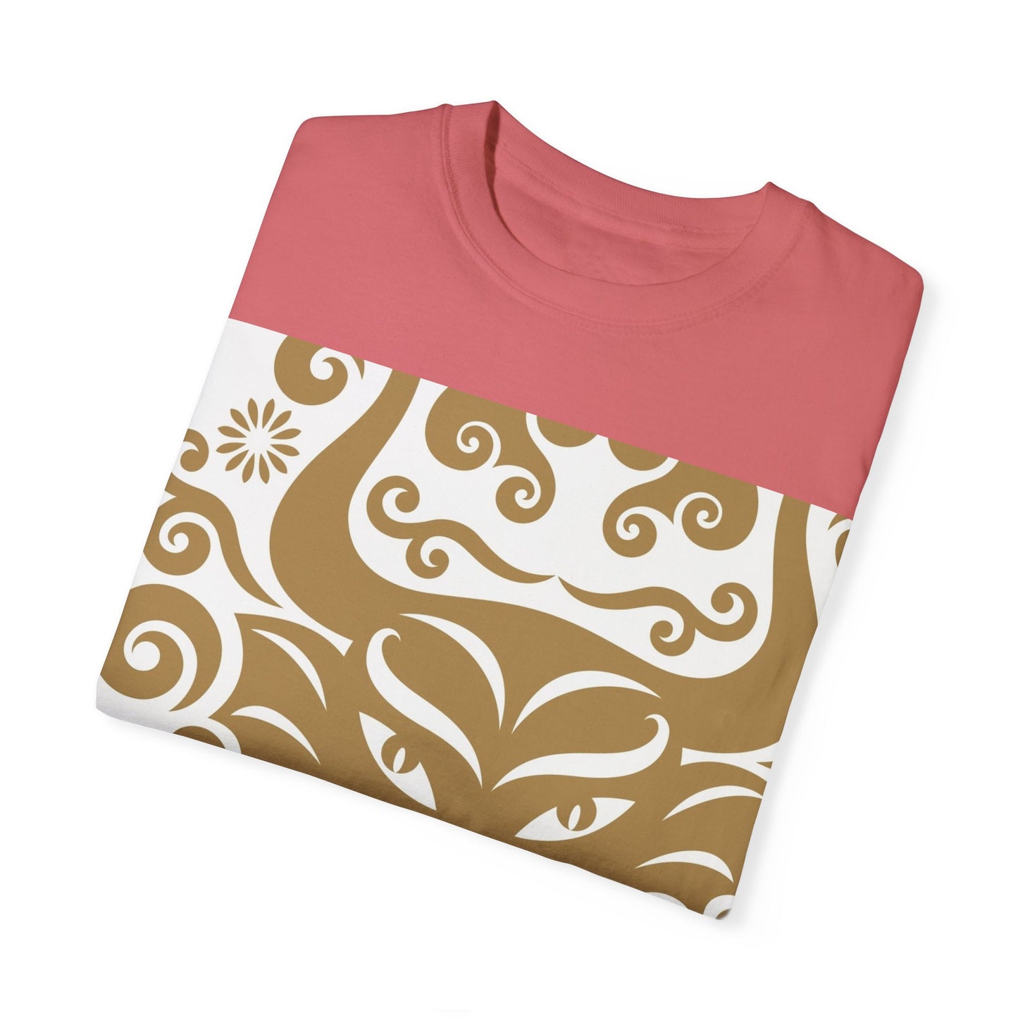Garment-Dyed Dragon Graphic T-shirt for Nature Lovers
