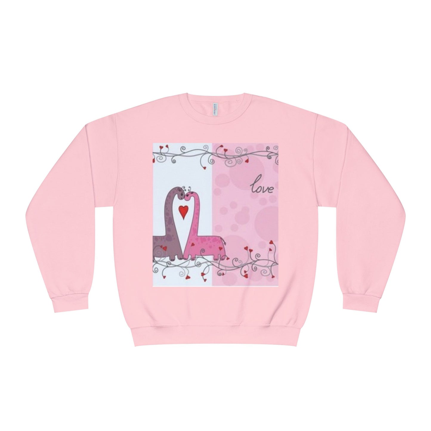 Love-Themed Unisex Crewneck Sweatshirt - Cozy Valentine's Day Gift