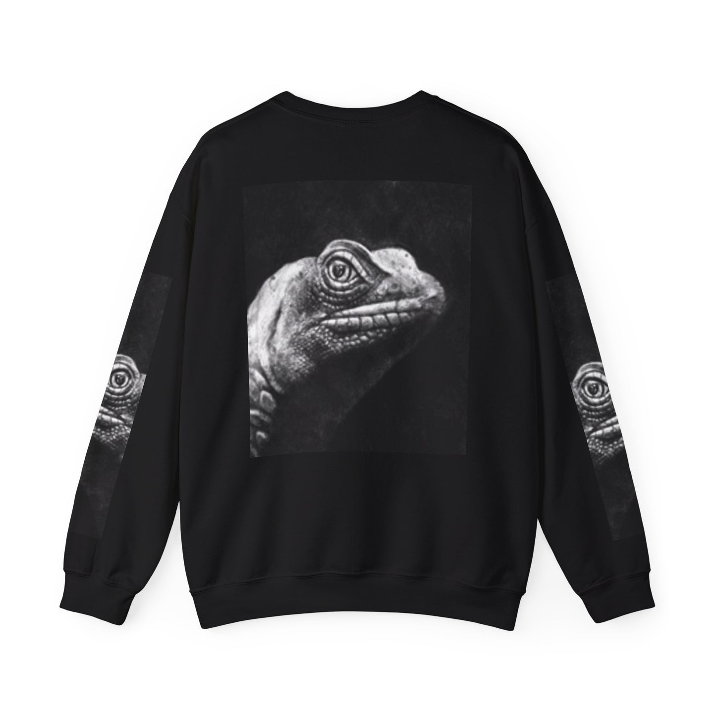 Unique Unisex Crewneck Sweatshirt with Bold Lizard Design
