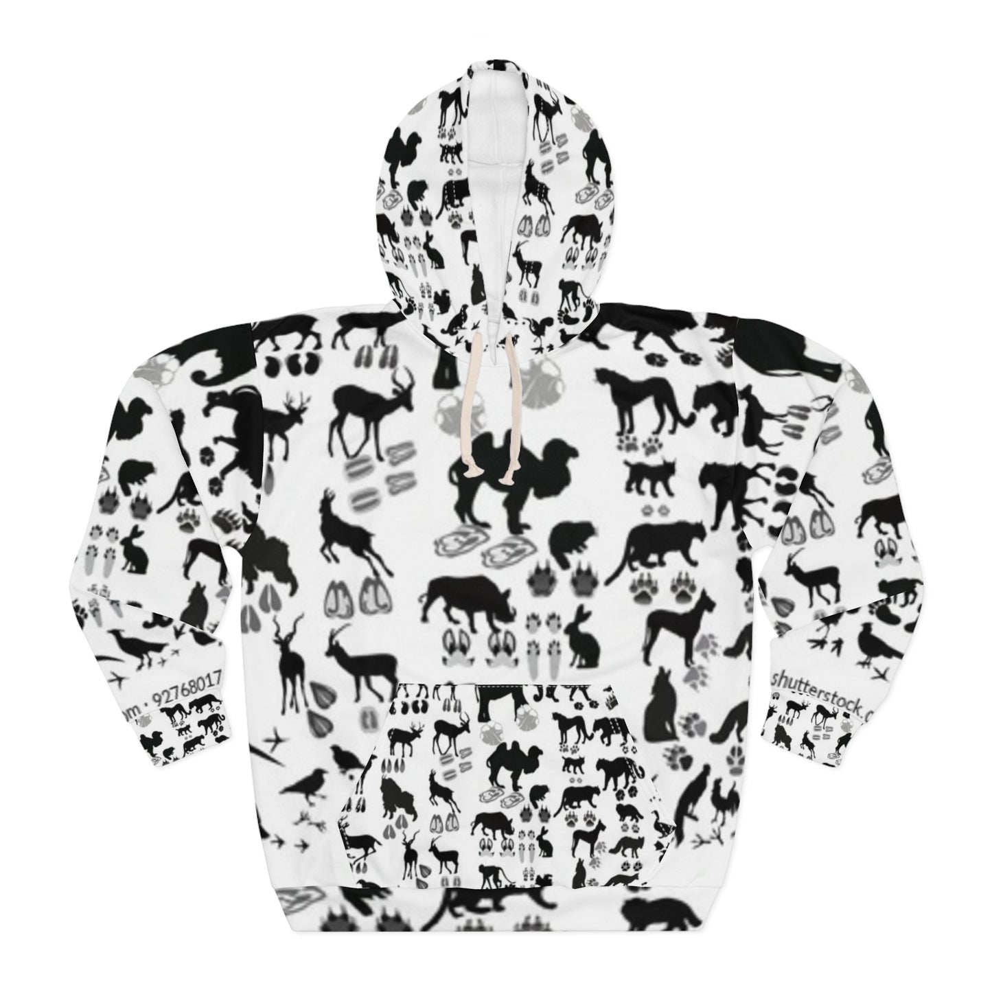 Animal Silhouettes Unisex Pullover Hoodie - Cozy and Fun for Nature Lovers