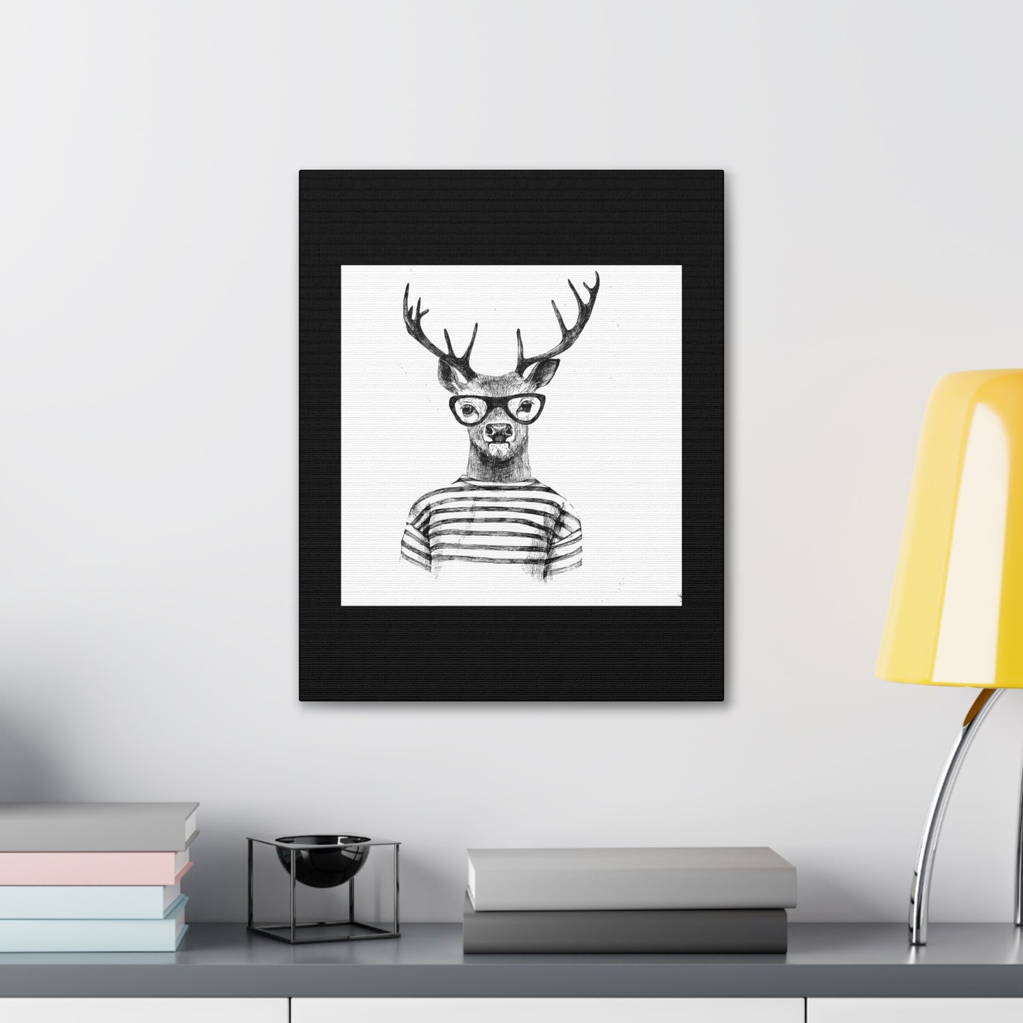 Whimsical Deer Canvas Gallery Wraps - Unique Home Decor for Animal Lovers