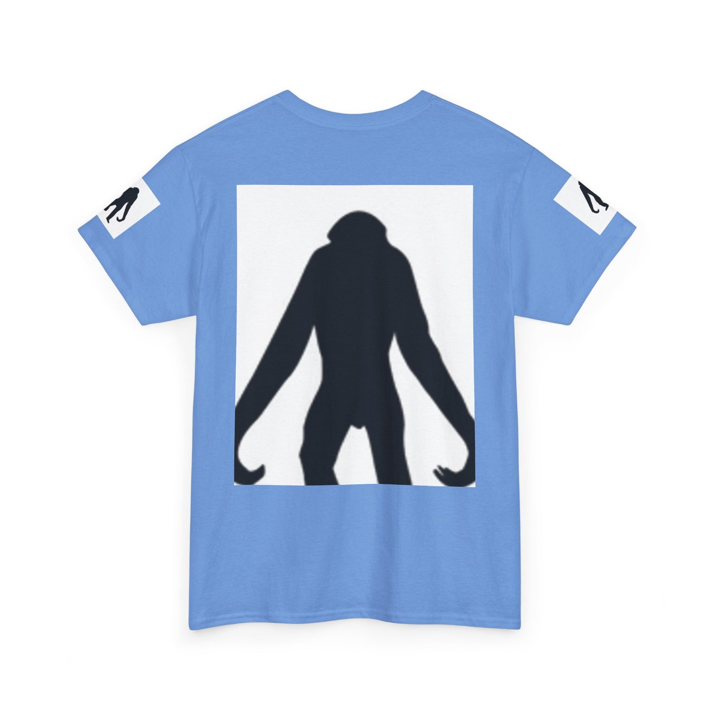 Unisex Heavy Cotton Tee - Bold Monkey Silhouette Tee for Animal Lovers