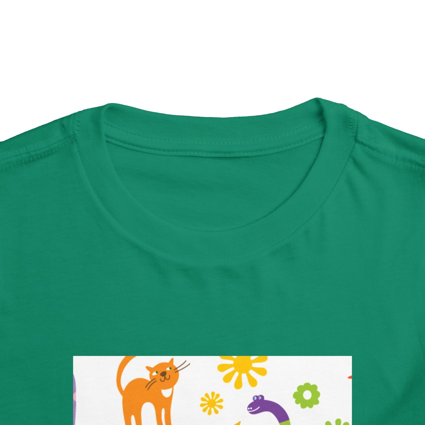 Playful Toddler Tee with Fun Animal Prints