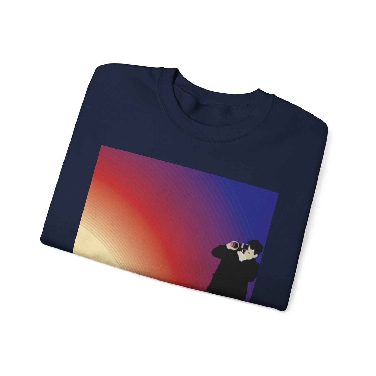 Vibrant Deer Sunset Unisex Crewneck Sweatshirt