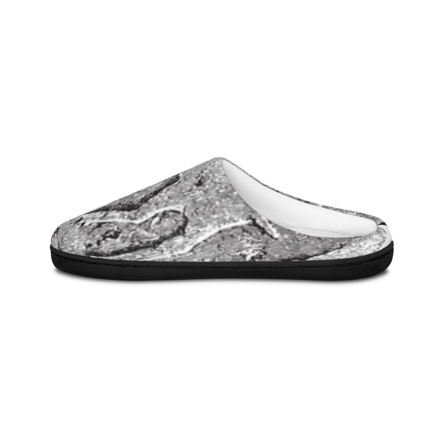 Cozy Indoor Slippers with Rustic Stone Design for Men