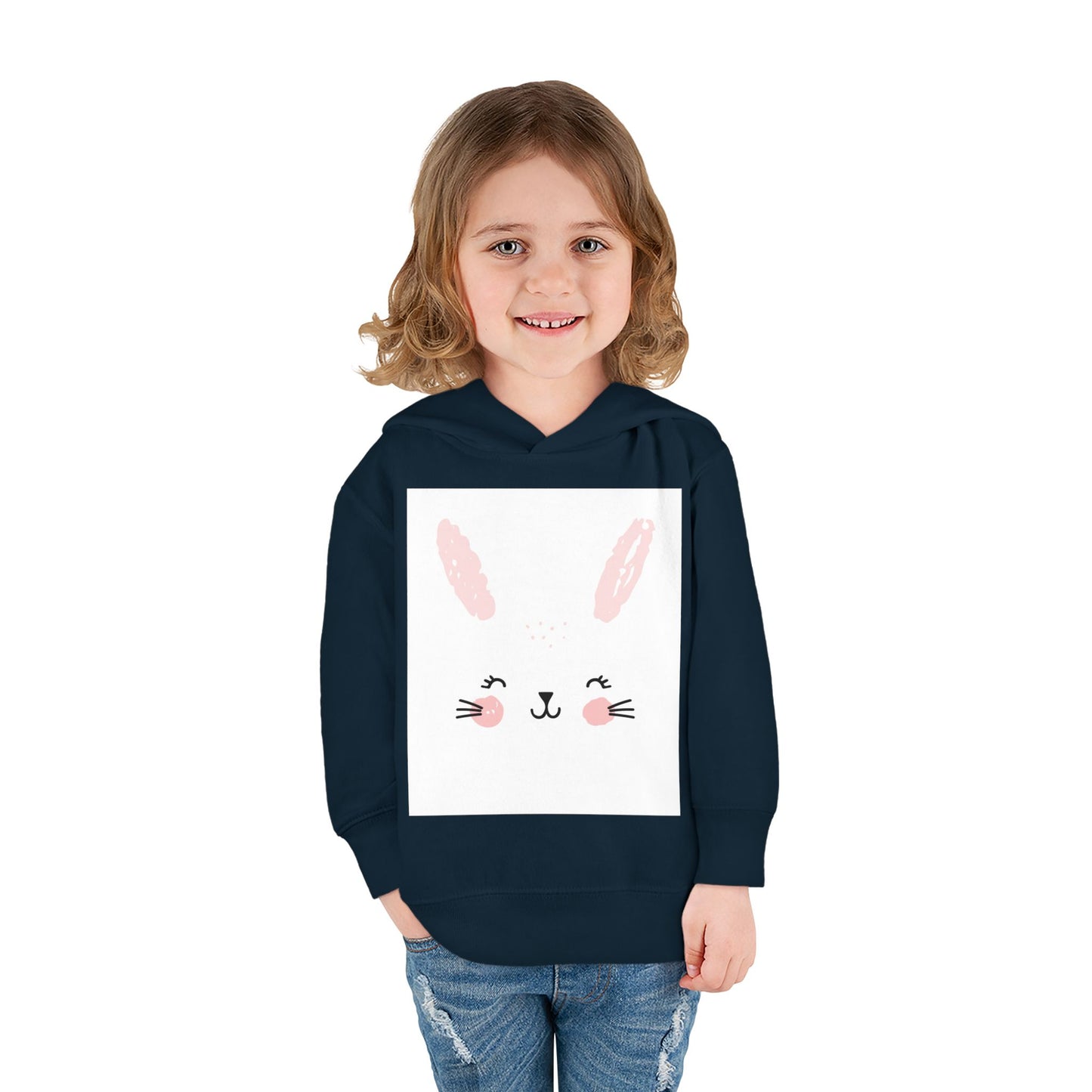 Cute Bunny Hoodie for Toddlers - Cozy Fleece Pullover