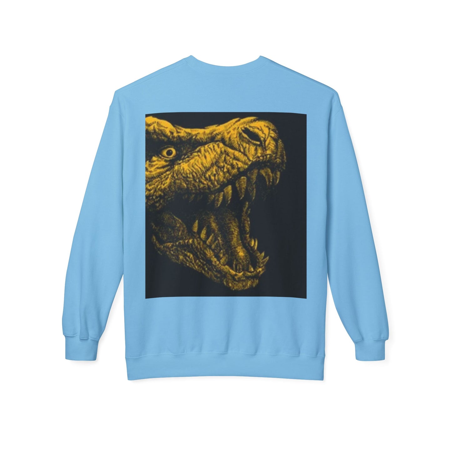 Unisex Dinosaur Graphic Sweatshirt - Cozy Midweight Crewneck