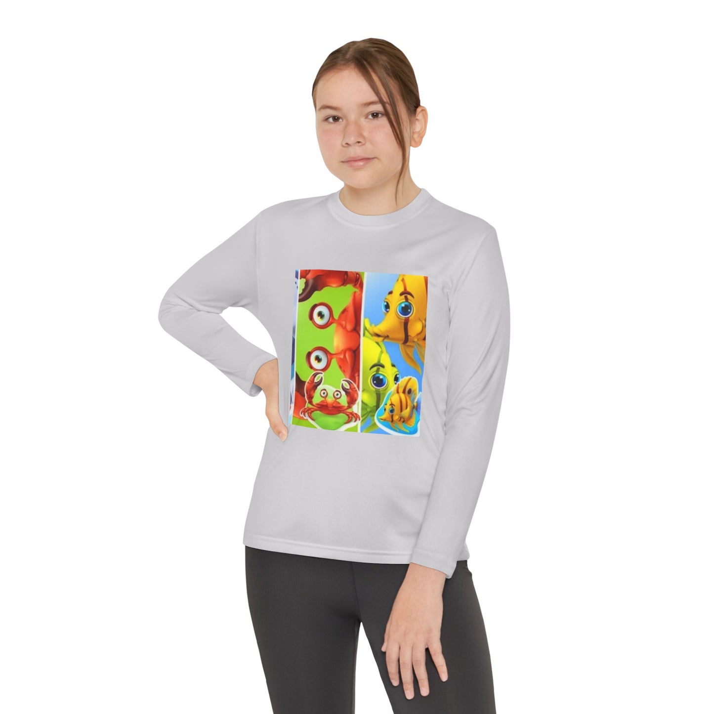 Vibrant Youth Long Sleeve Tee - Fun Animal Designs for Playful Kids