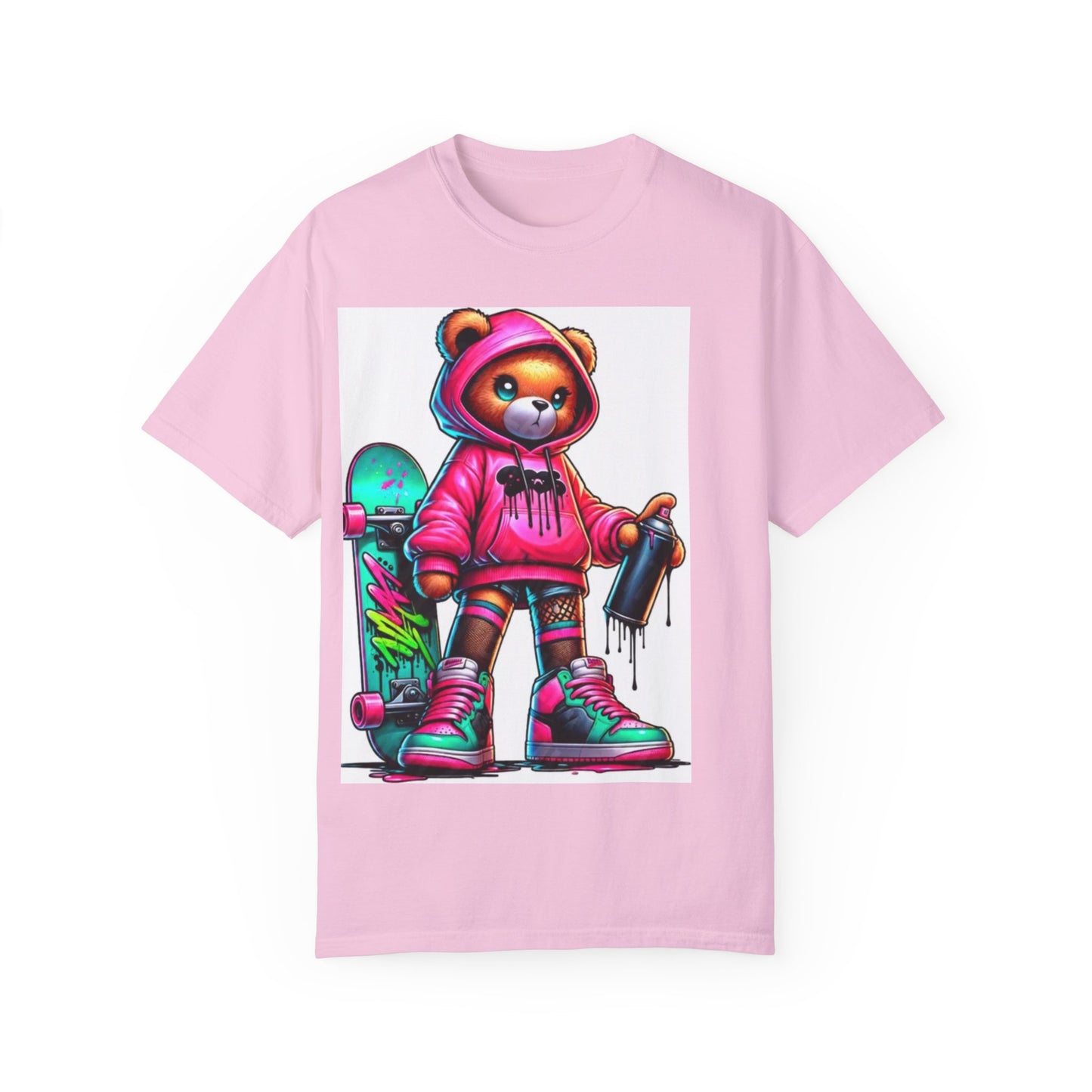 Graffiti Bear Unisex T-Shirt - Cool Streetwear Design for Skateboard Lovers