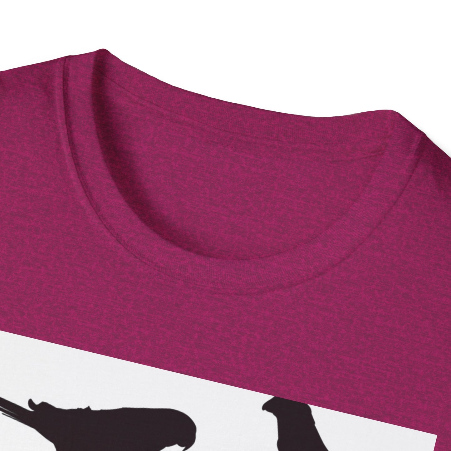 Minimalist Bird Silhouette Unisex Softstyle T-Shirt