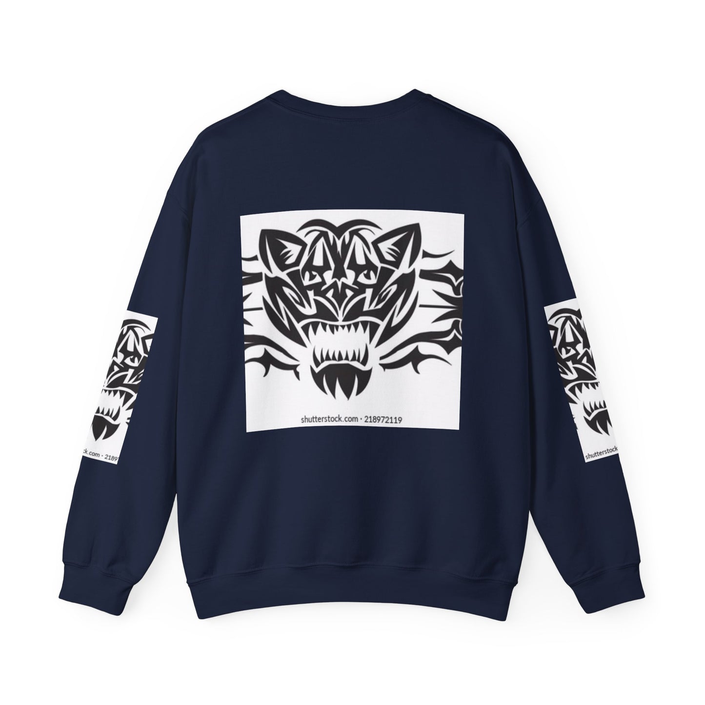 Bold Tiger Graphic Unisex Sweatshirt - Fierce Animal Design