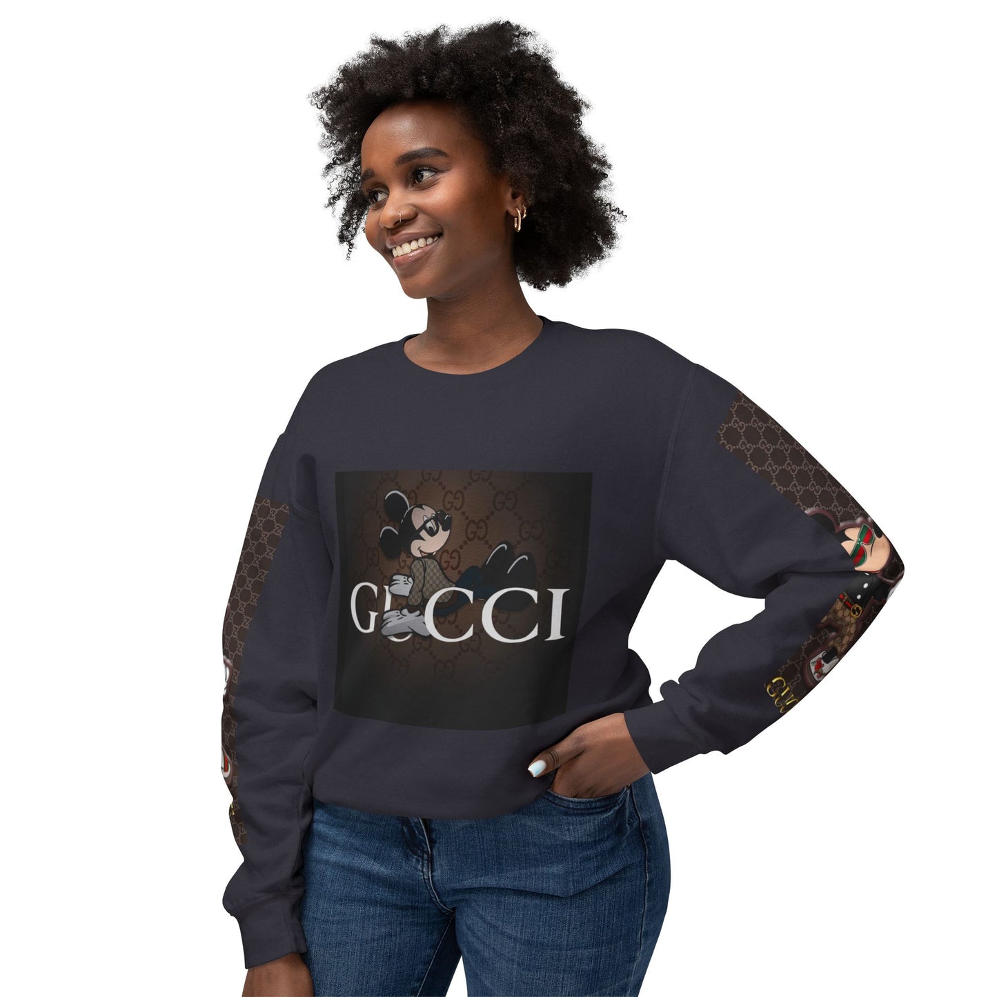 Mickey Mouse Stylish Crewneck Sweatshirt - Unisex Luxury Fashion