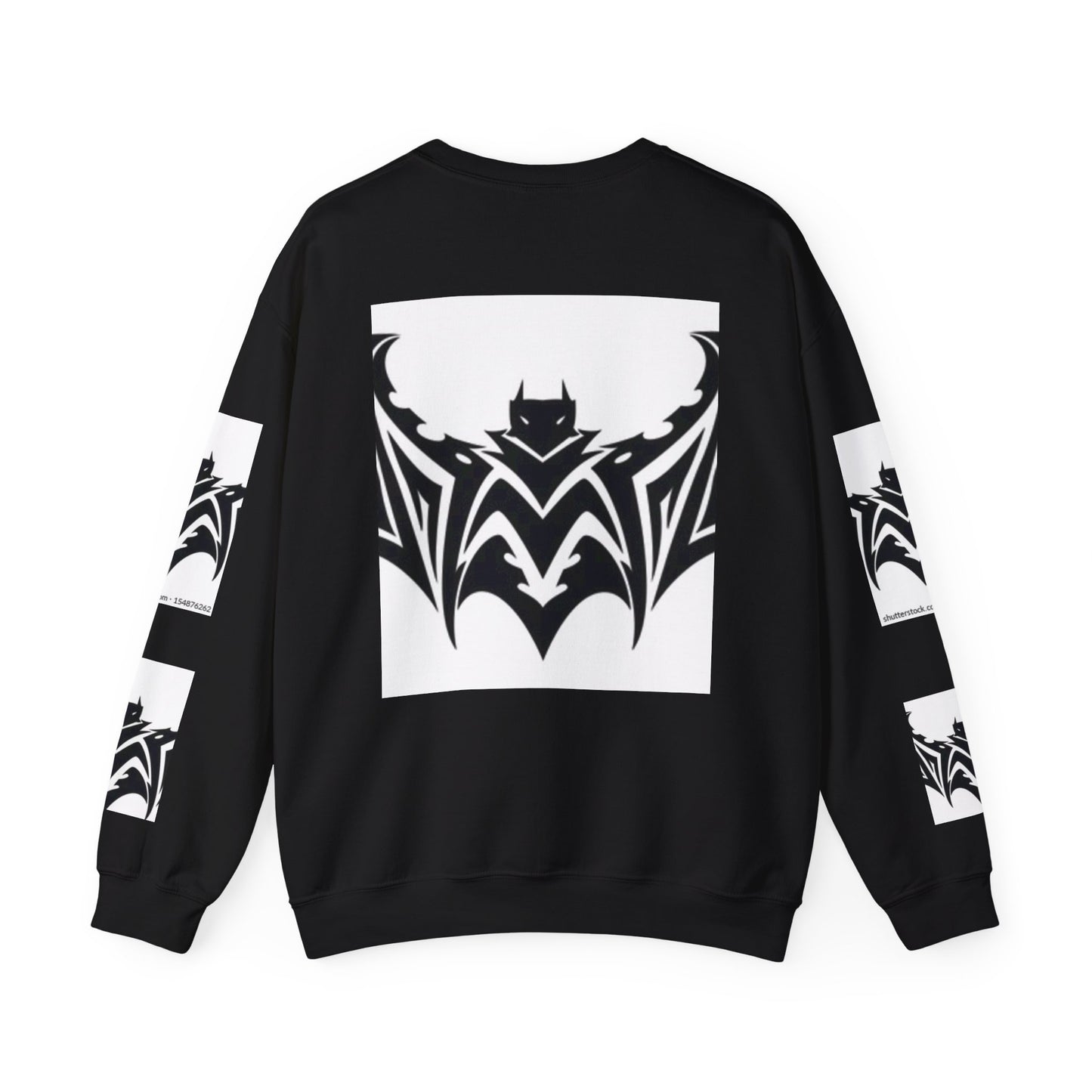 Gothic Bat Sweatshirt - Unisex Crewneck for Halloween & Casual Wear