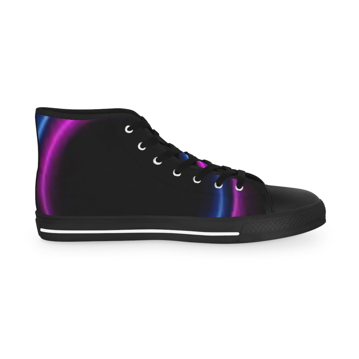 Men's High Top Sneakers with Gradient Design - Stylish and Vibrant Footwear for Everyday Wear