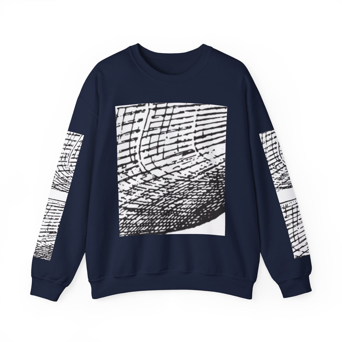 Artistic Unisex Crewneck Sweatshirt - Abstract Design for Cozy Vibes