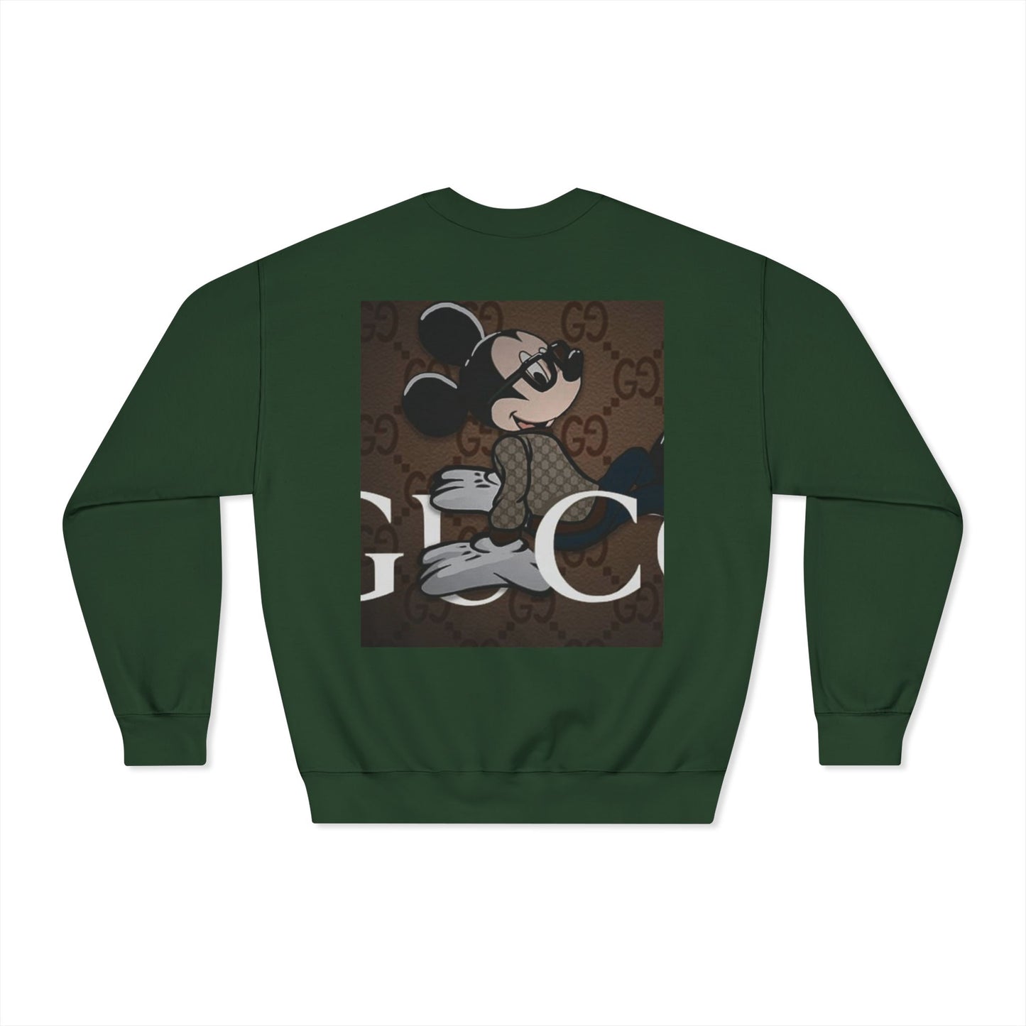 Trendy Mickey Mouse Graphic Crewneck Sweatshirt - Unisex Casual Wear