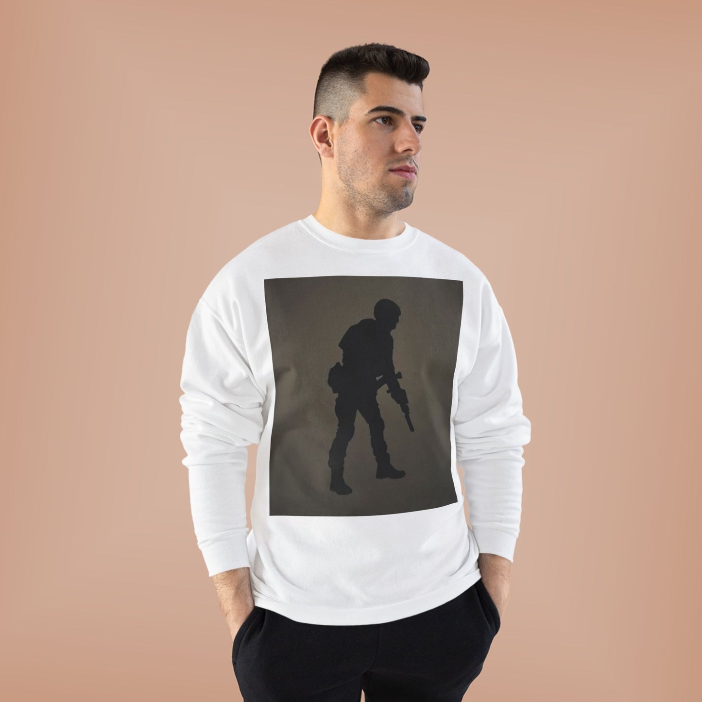 Unisex EcoSmart® Crewneck Sweatshirt - Military Inspired Design