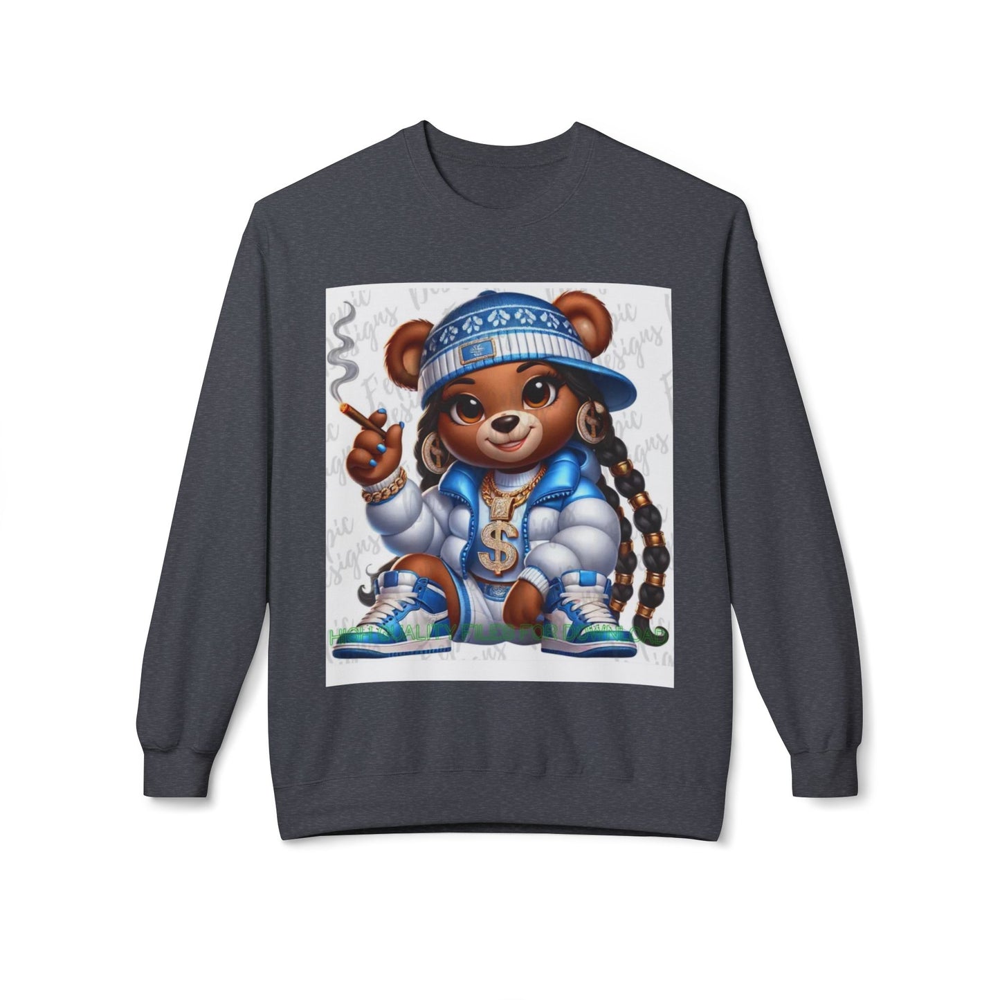 Cool Bear Streetwear Sweatshirt - Funky Unisex Crewneck with Attitude