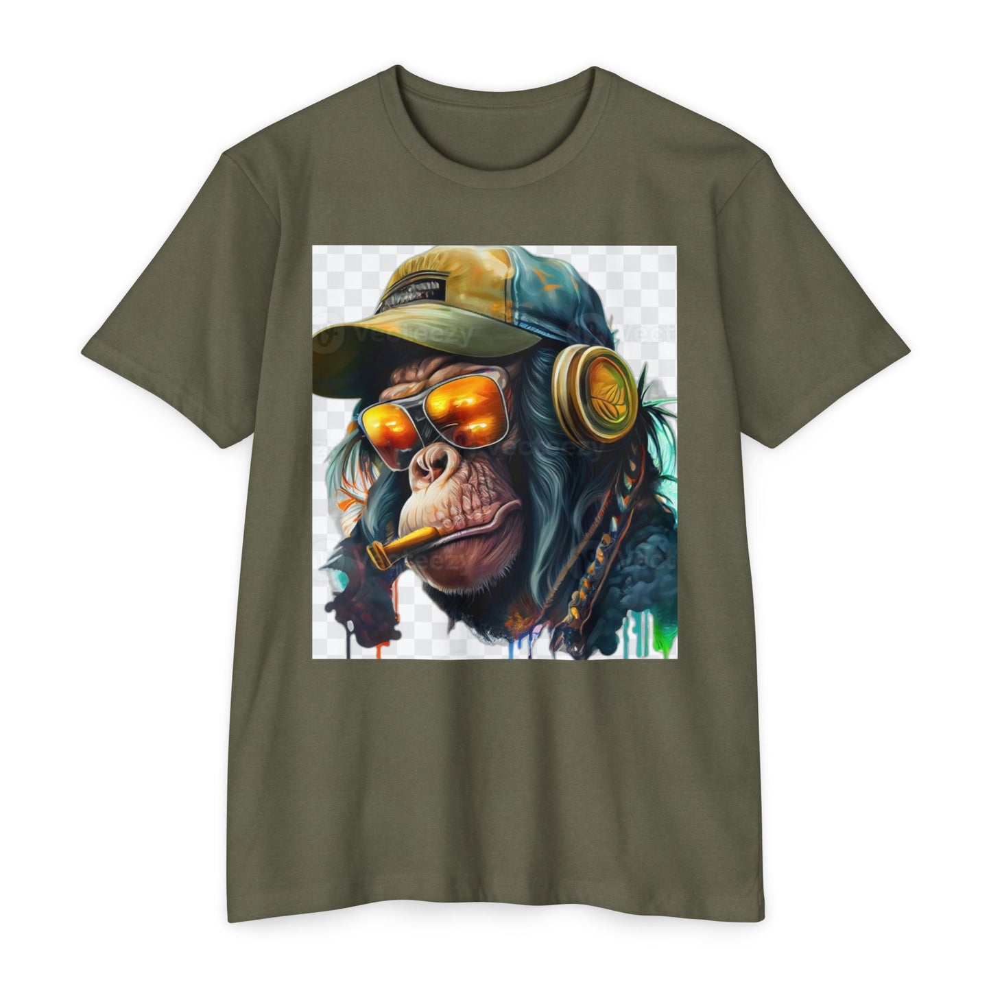 Cool Monkey Graphic Unisex T-Shirt - Perfect for Music Lovers