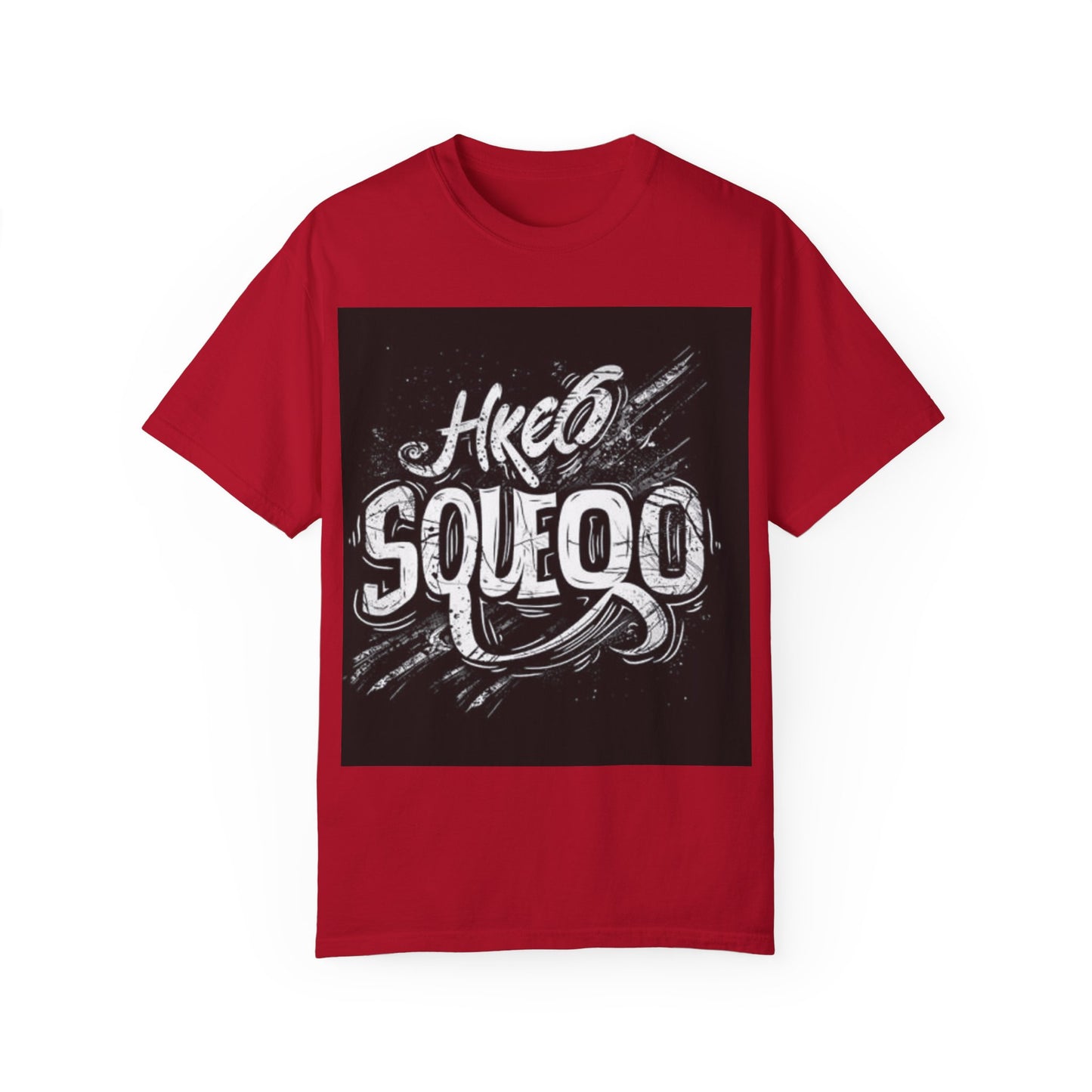 Unisex Garment-Dyed T-Shirt - Retro Squeal Graphic Tee