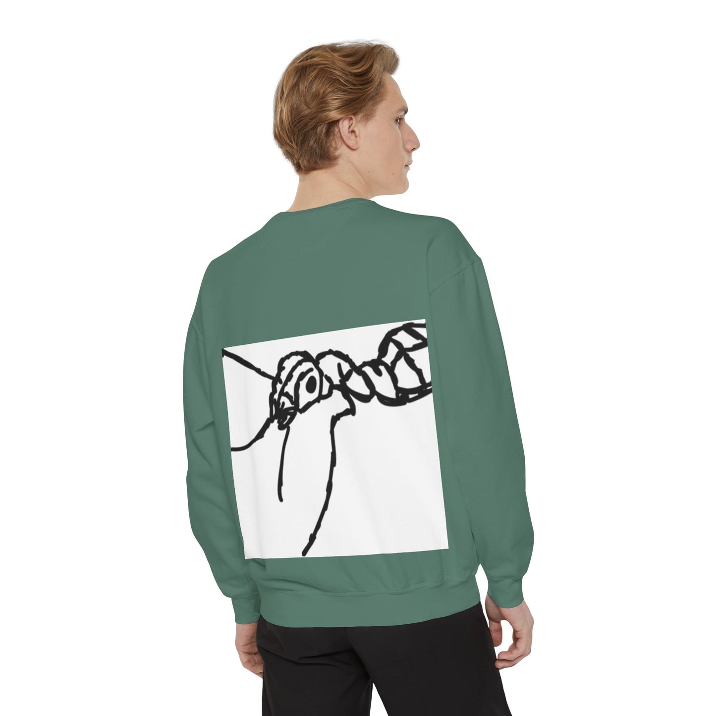 Ant-Inspired Unisex Garment-Dyed Sweatshirt - Unique Nature Lover Gift