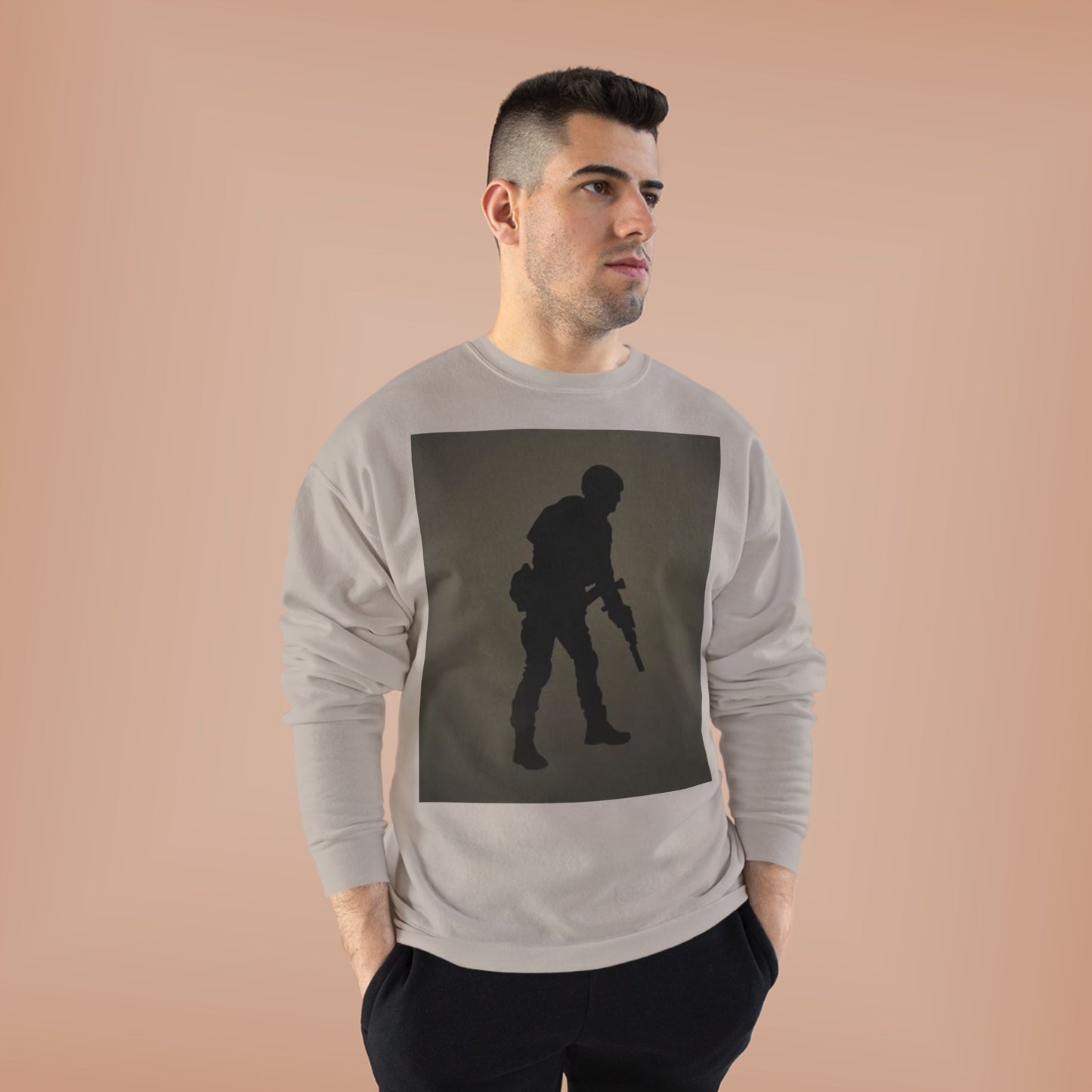 Unisex EcoSmart® Crewneck Sweatshirt - Military Inspired Design