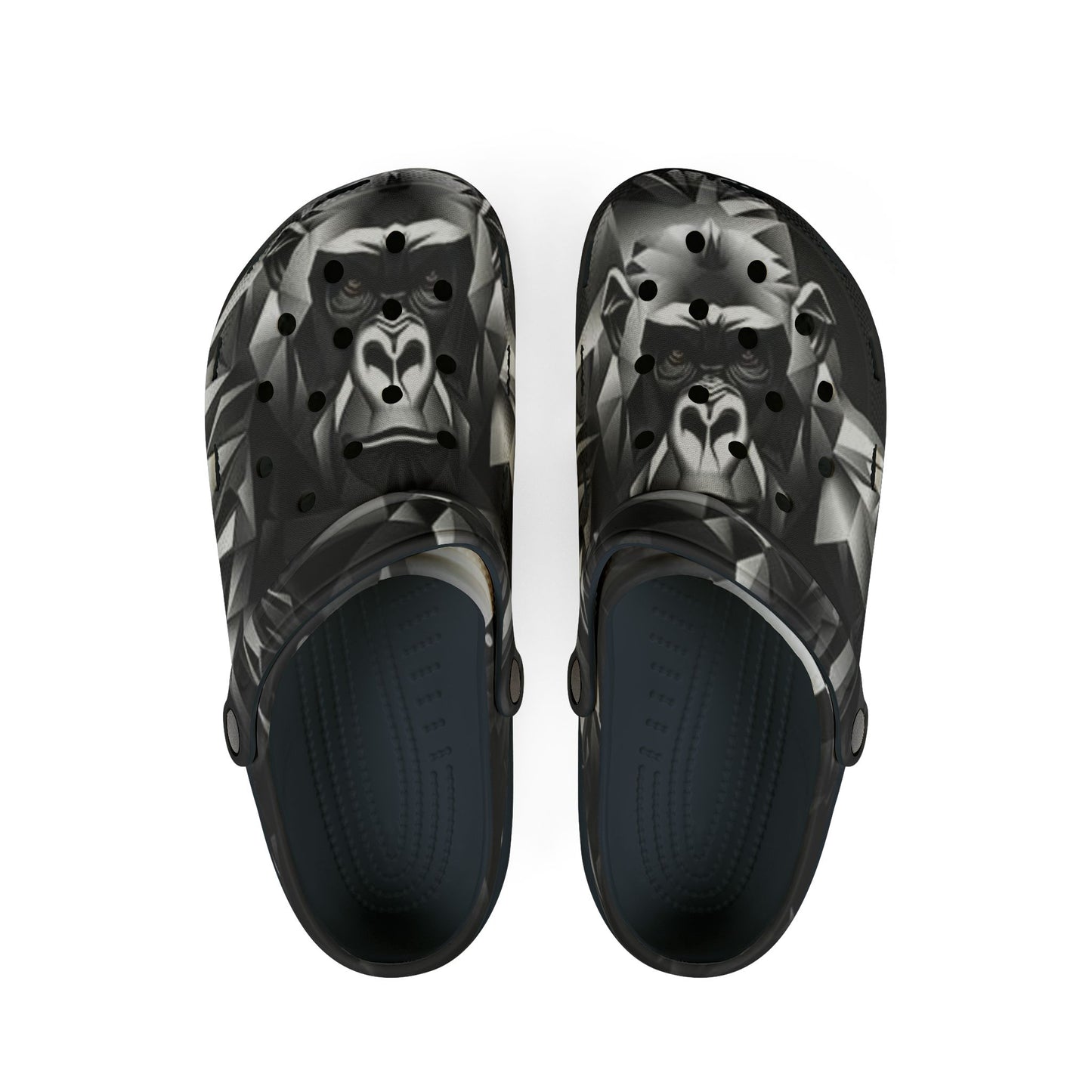 Gorilla Graphic EVA Foam Clogs for Casual Comfort