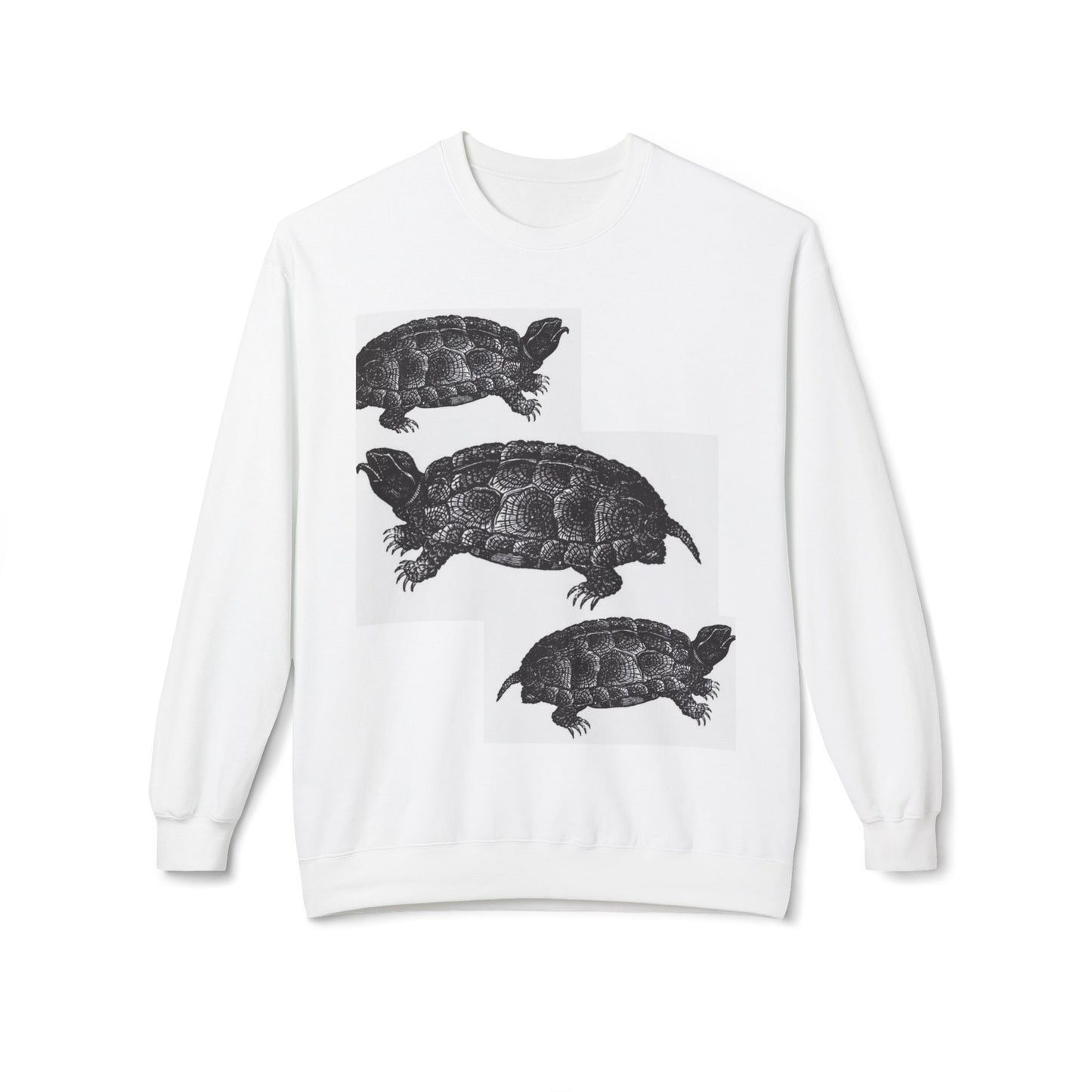 Cozy Turtle Graphic Sweatshirt - Unique Wildlife Apparel