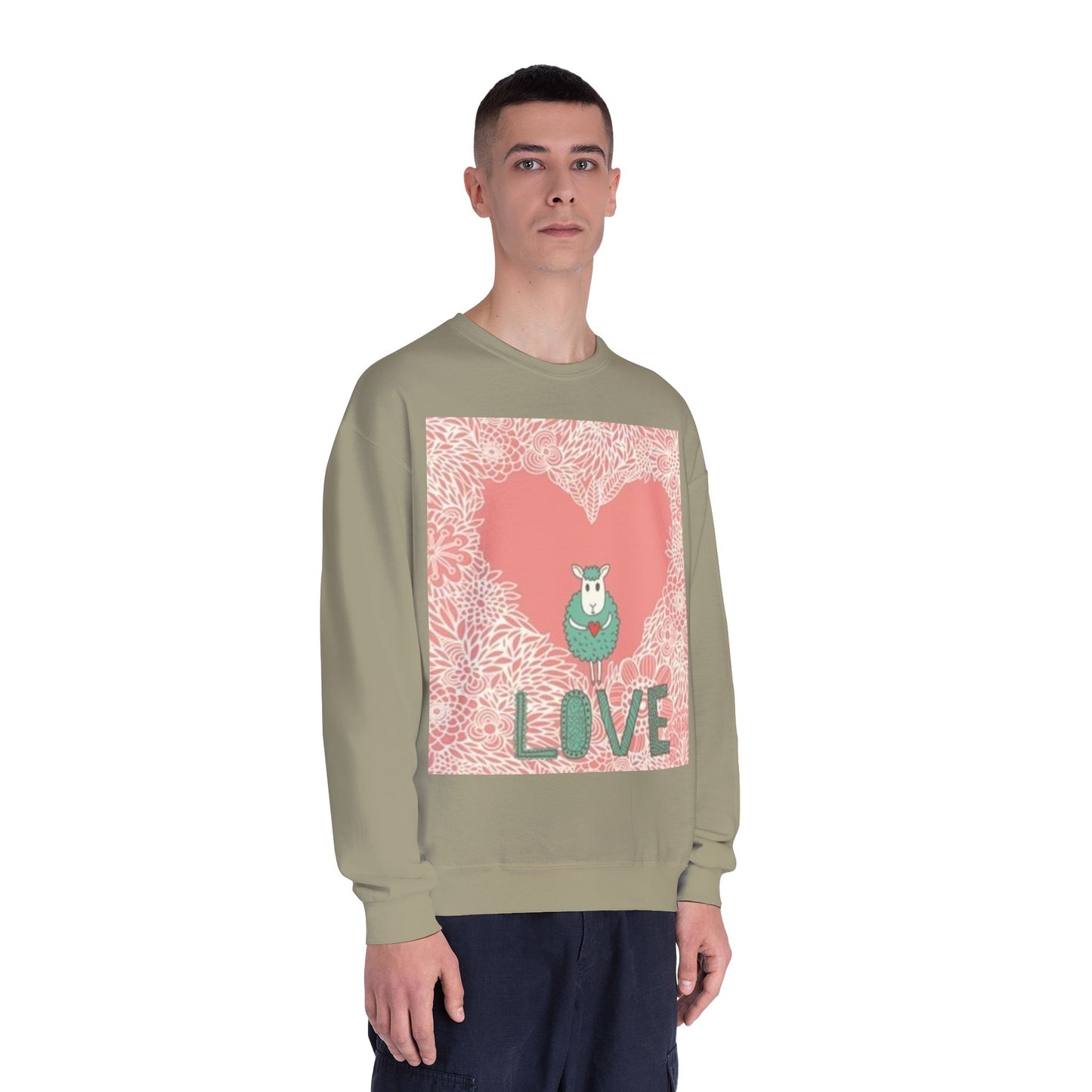 Love-Themed Unisex NuBlend® Crewneck Sweatshirt