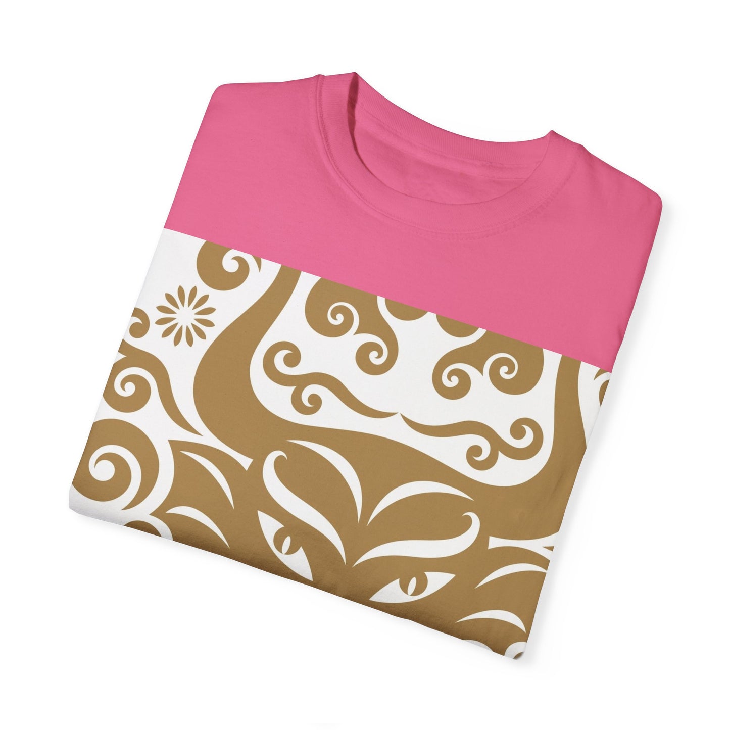 Garment-Dyed Dragon Graphic T-shirt for Nature Lovers