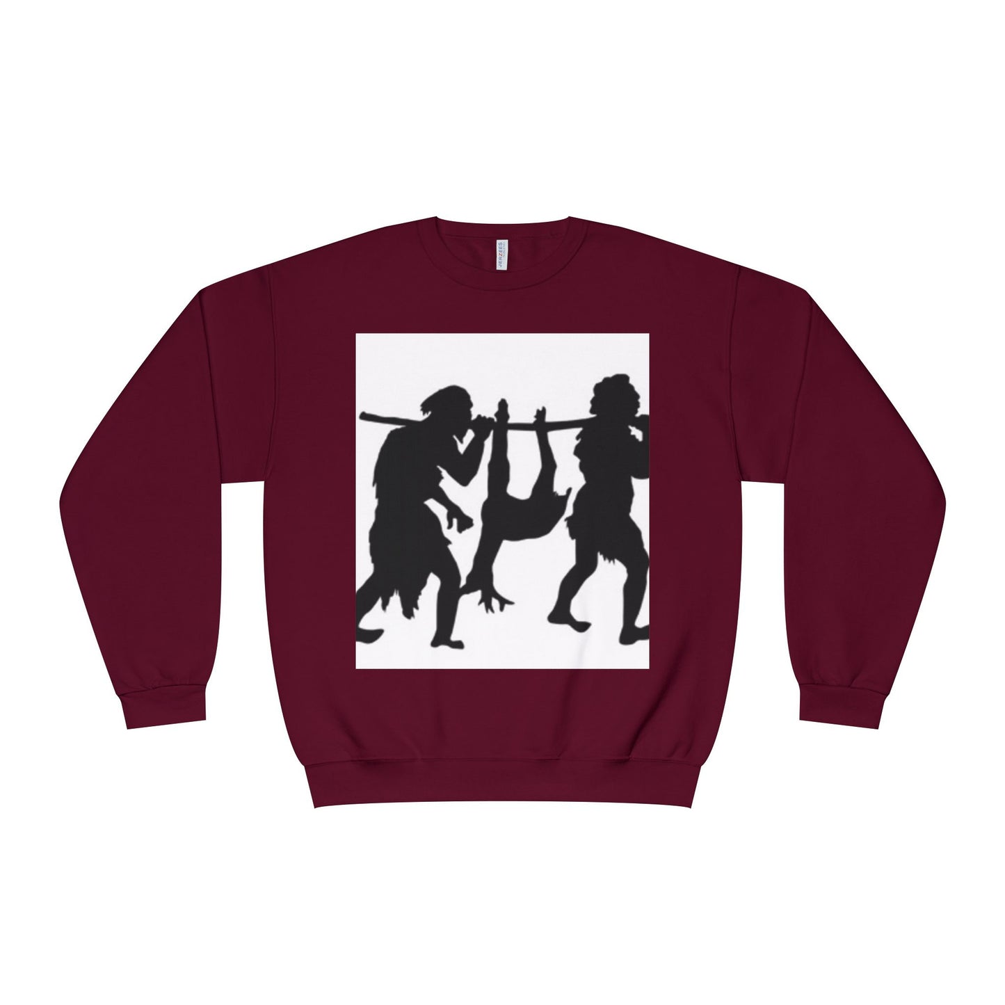 Caveman Humor Unisex Crewneck Sweatshirt - Fun Graphic Design