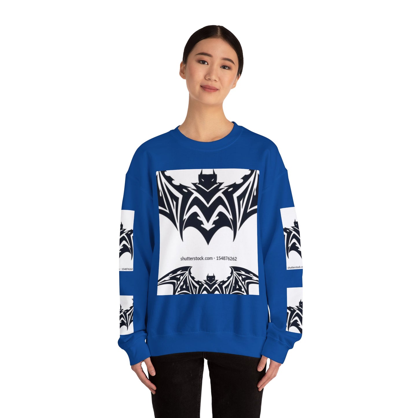 Gothic Bat Sweatshirt - Unisex Crewneck for Halloween & Casual Wear