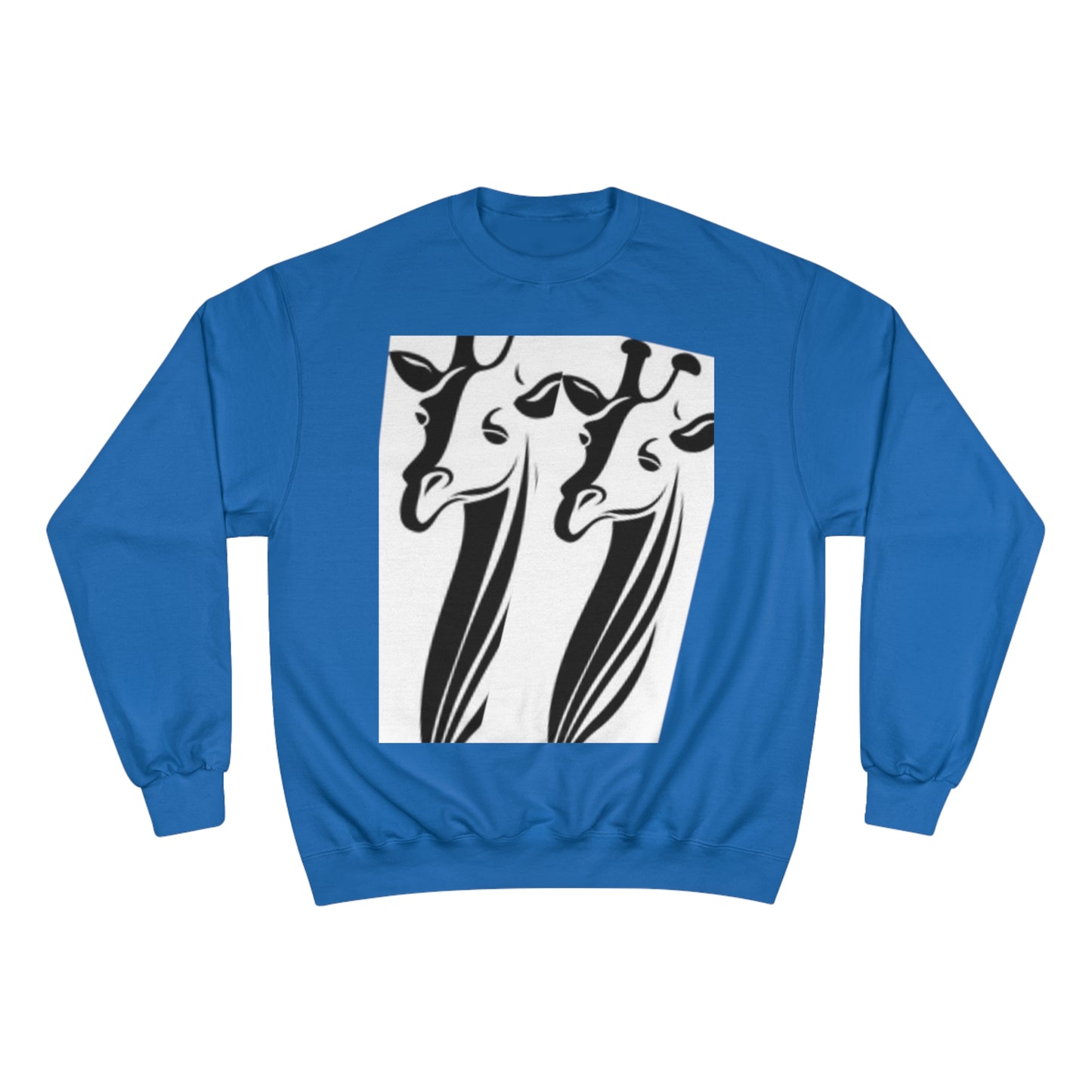 Giraffe Lovers Champion Sweatshirt - Cozy Wildlife Apparel