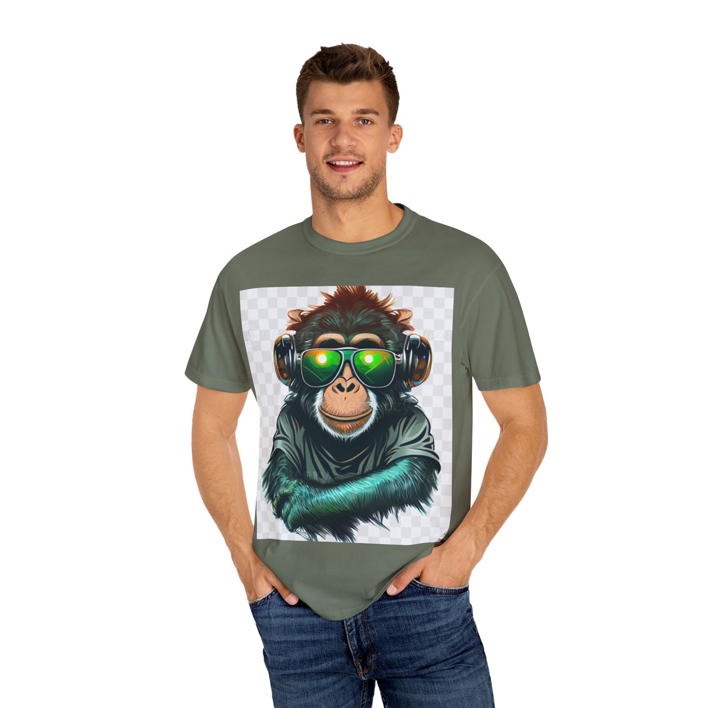 Cool Monkey Graphic Unisex T-Shirt - Perfect for Music Lovers & Casual Vibes