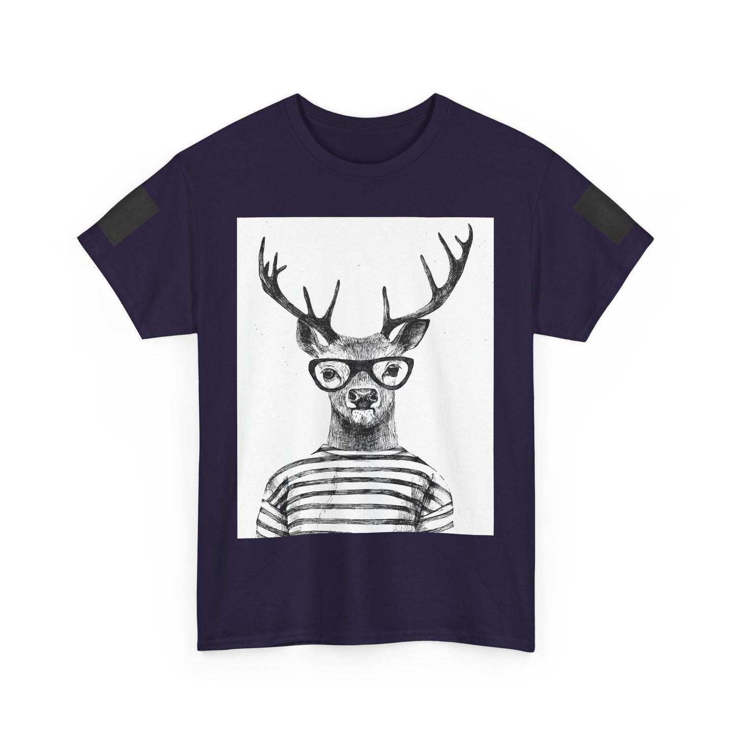 Cool Vintage Deer Graphic Unisex Heavy Cotton Tee