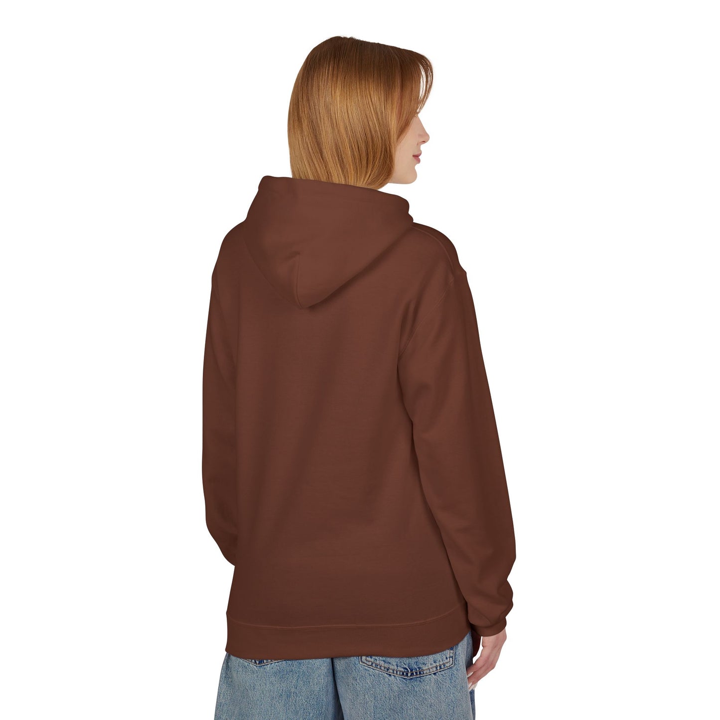 Minimalist Fleece Hoodie with Text Design | Unisex Softstyle