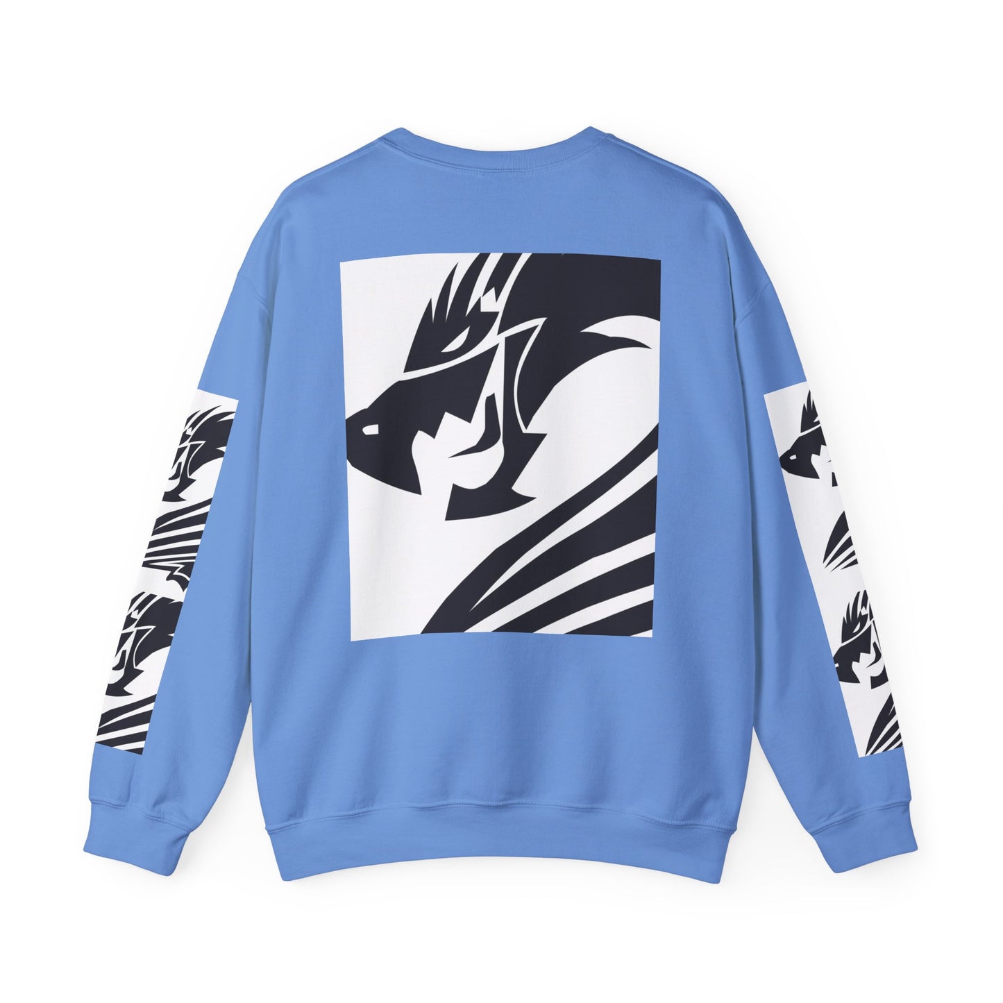 Dragon Graphic Unisex Heavy Blend Sweatshirt - Cozy and Stylish for Fantasy Enthusiasts