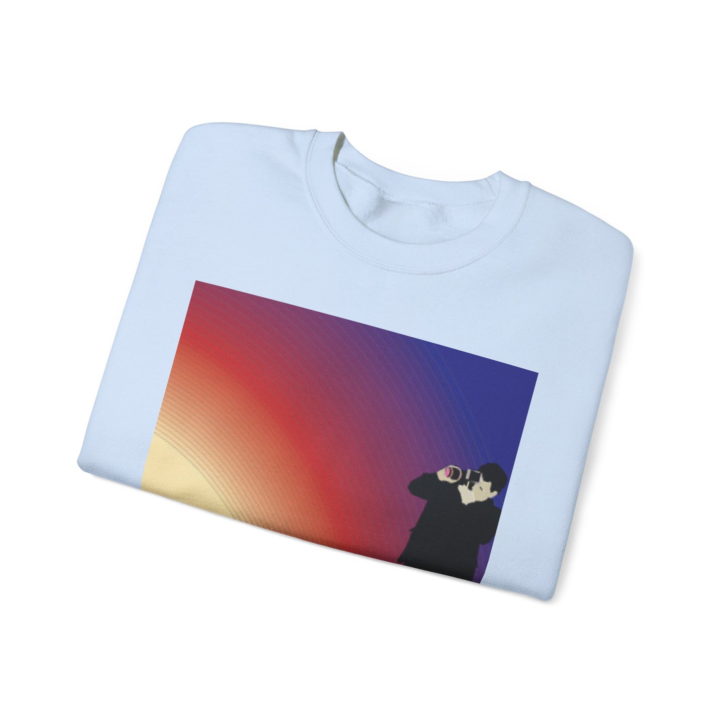 Vibrant Deer Sunset Unisex Crewneck Sweatshirt