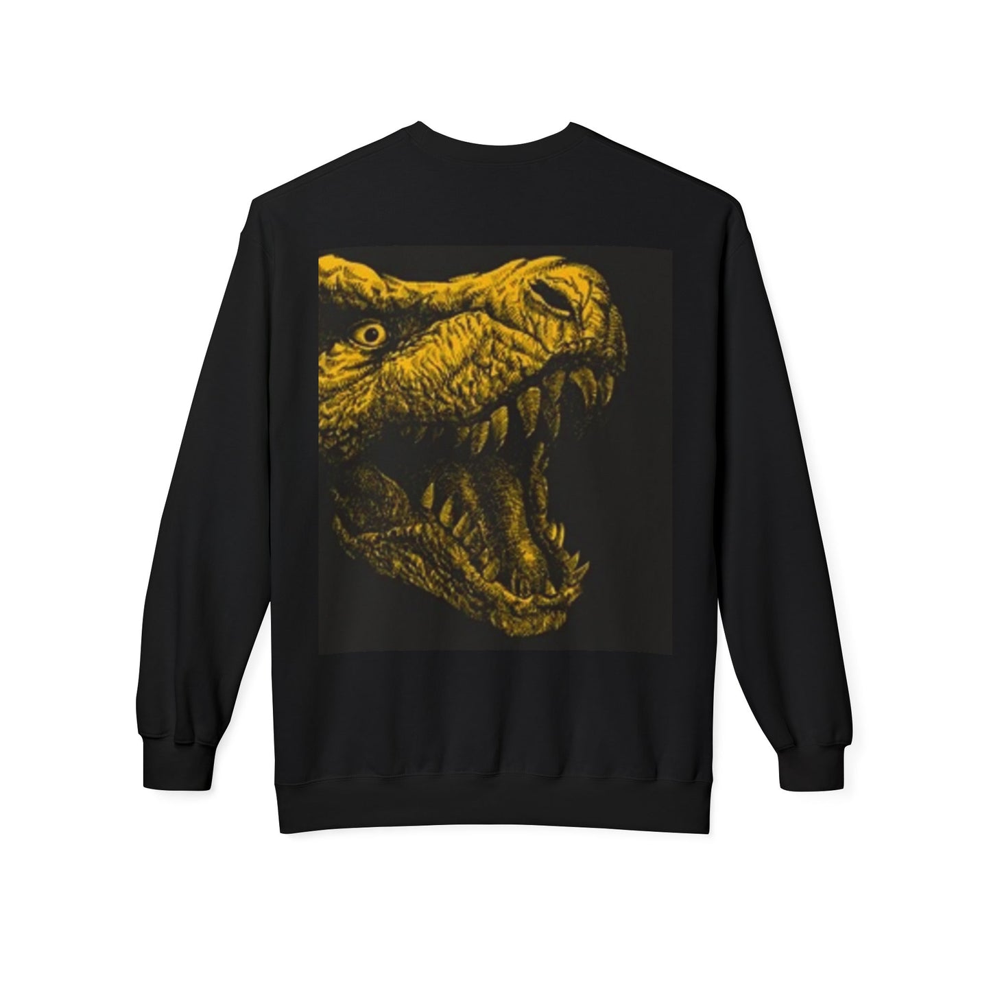 Unisex Dinosaur Graphic Sweatshirt - Cozy Midweight Crewneck