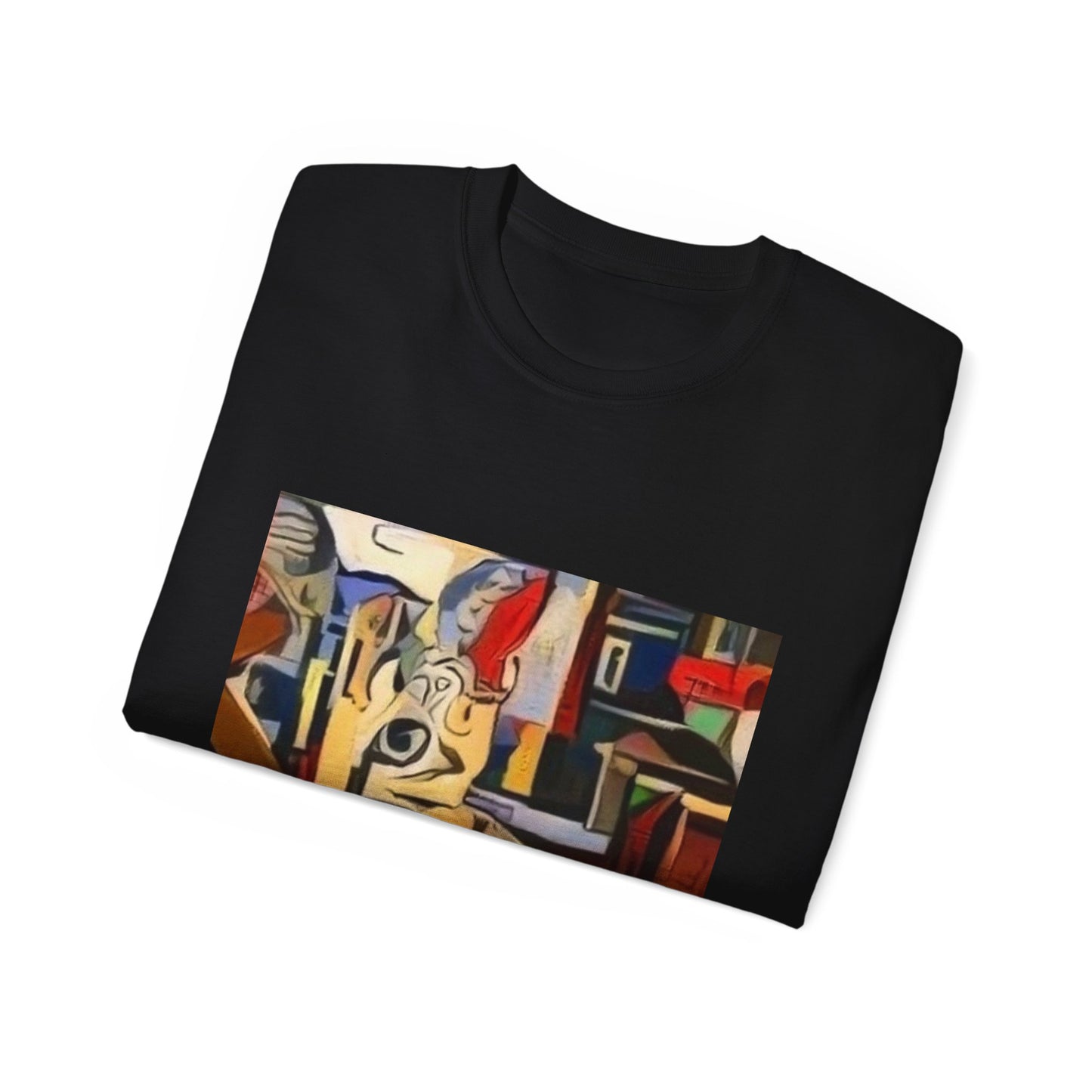 Colorful Ocean-Inspired Unisex Cotton Tee