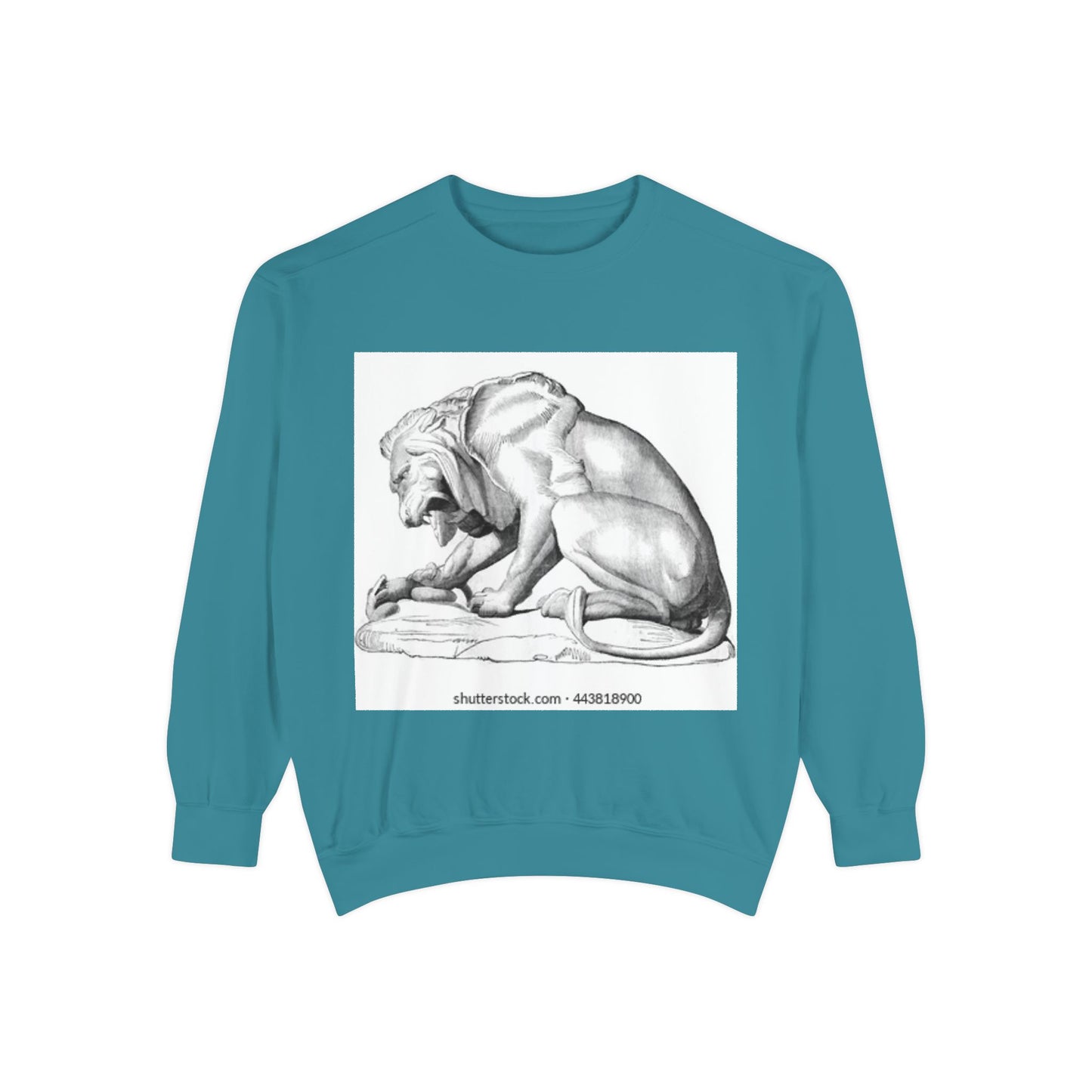 Artistic Lion Graphic Unisex Sweatshirt - Cozy & Stylish