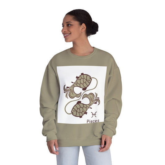 Pisces Zodiac Unisex Crewneck Sweatshirt - Cozy Astrology Apparel