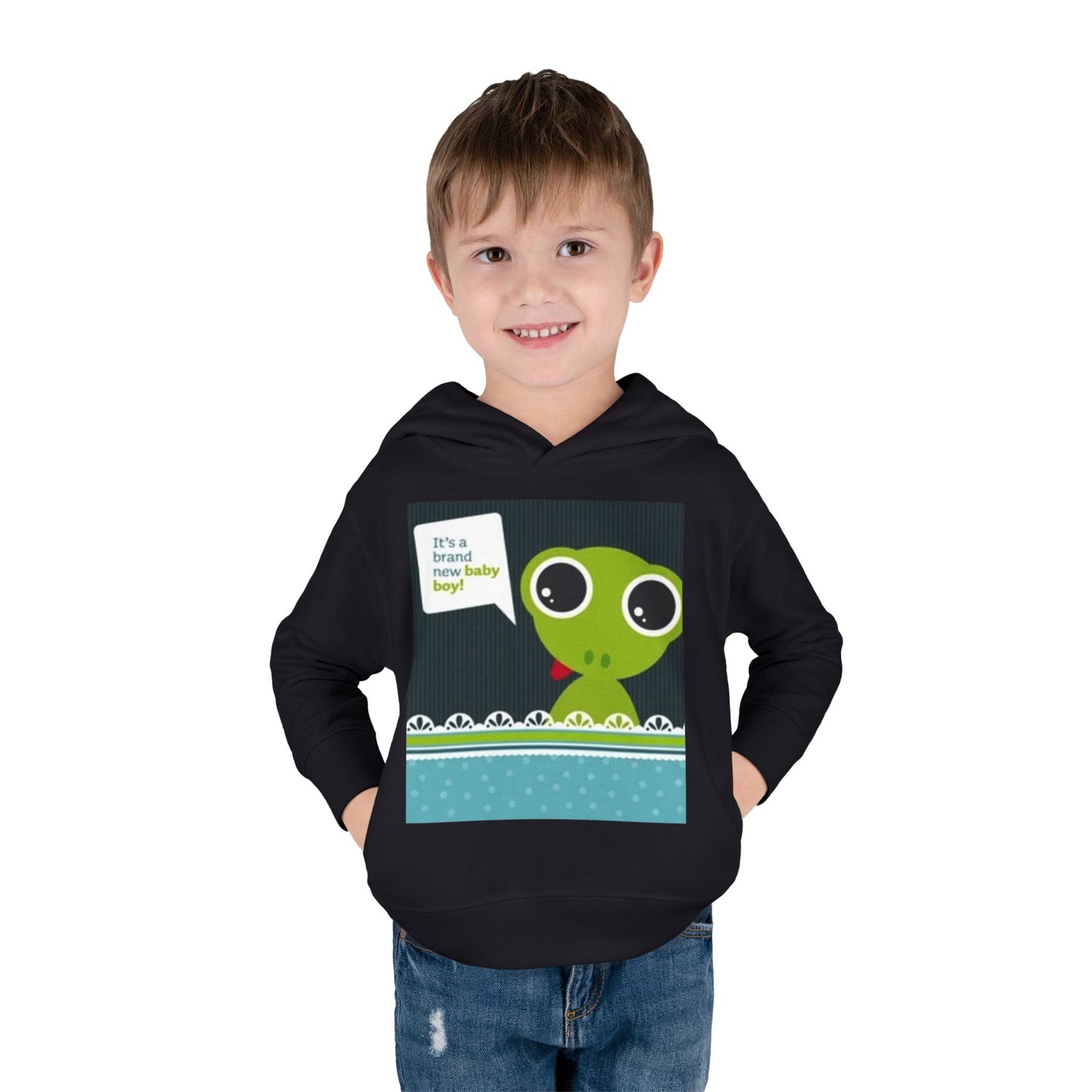 It's a Boy Alien Toddler Hoodie - Cute Fleece Pullover for Boys