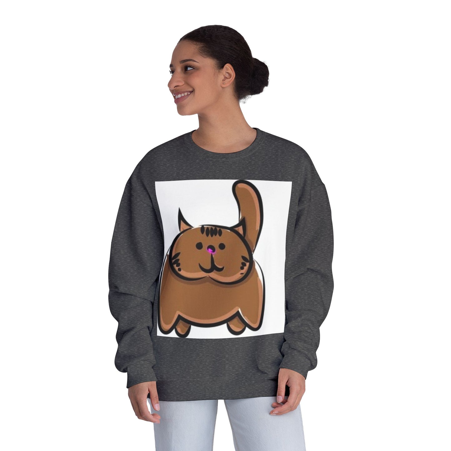 Cute Cartoon Cat Unisex Sweatshirt