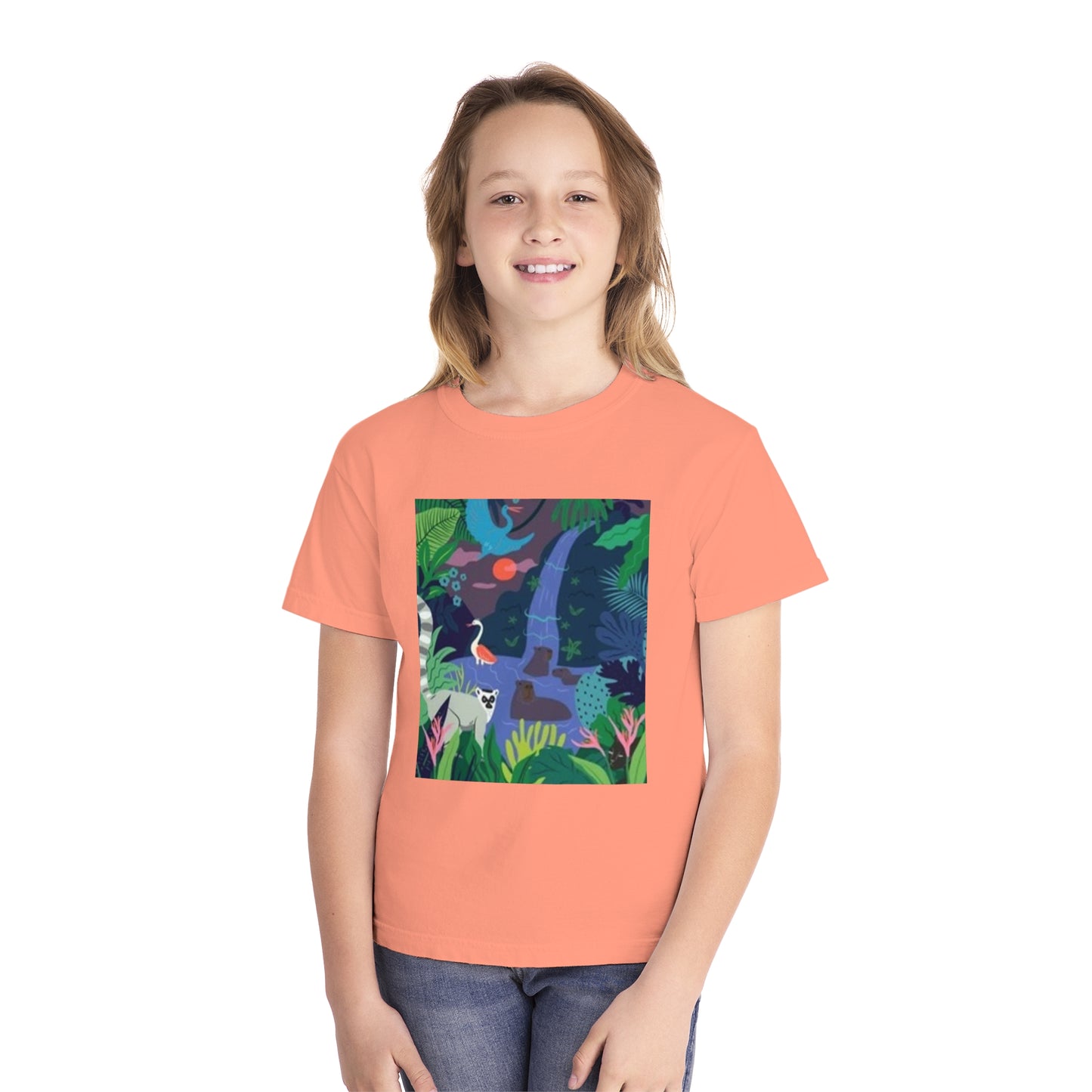 Colorful Jungle Adventure Youth Tee