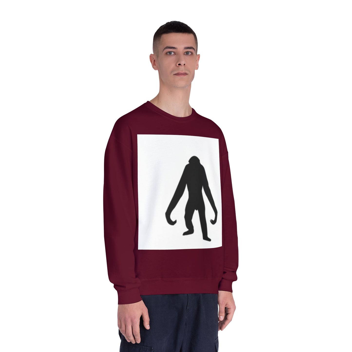 Sasquatch Silhouette Unisex Crewneck Sweatshirt - Cozy & Fun