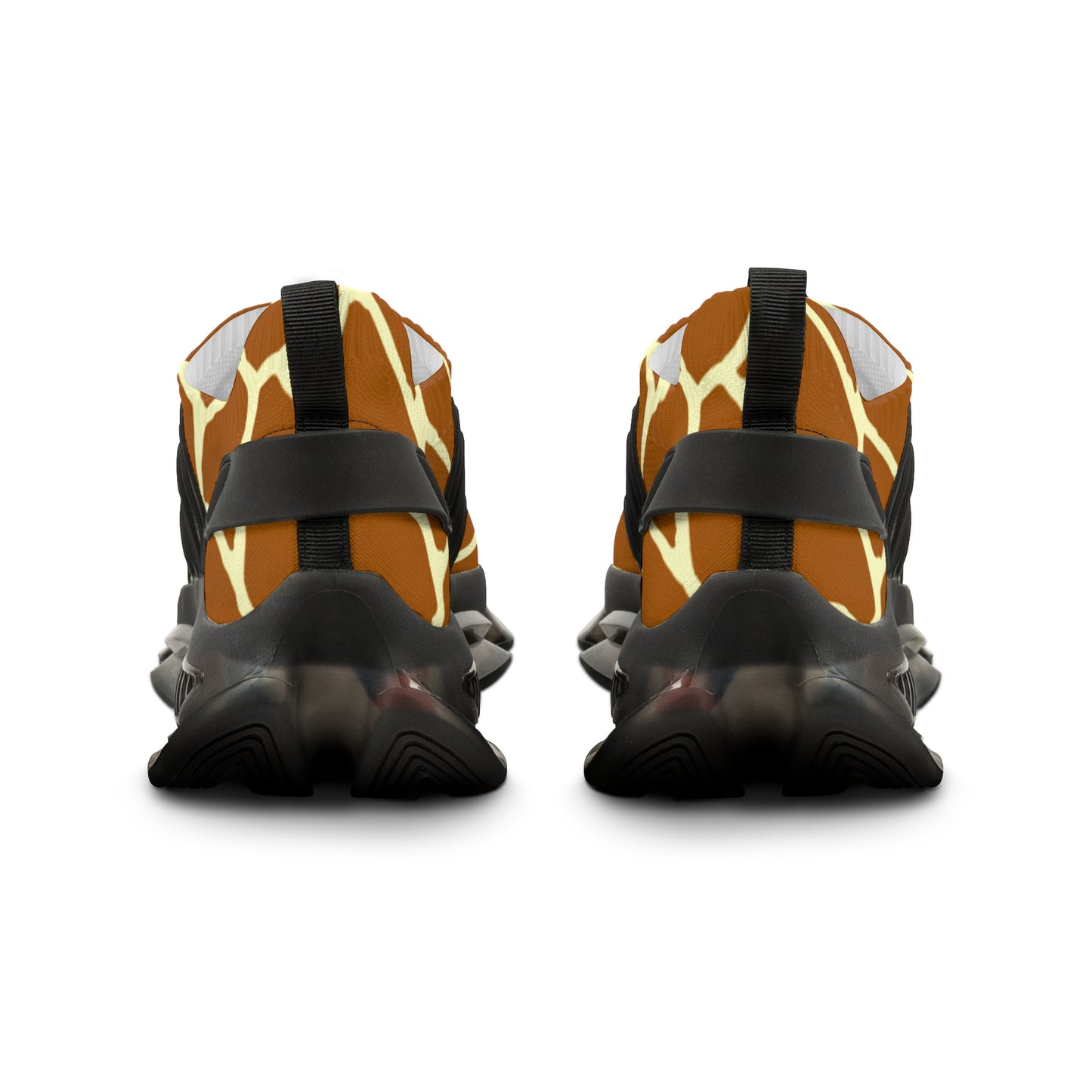 Giraffe Print Mesh Sneakers - Trendy Animal Style for Casual Outings